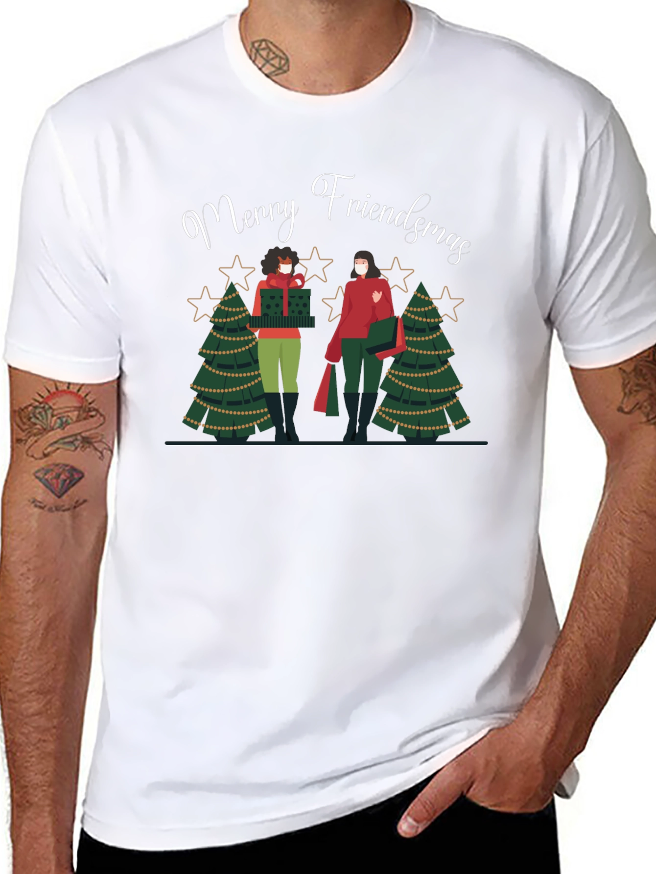 Merry Friendsmas Graphic Tee