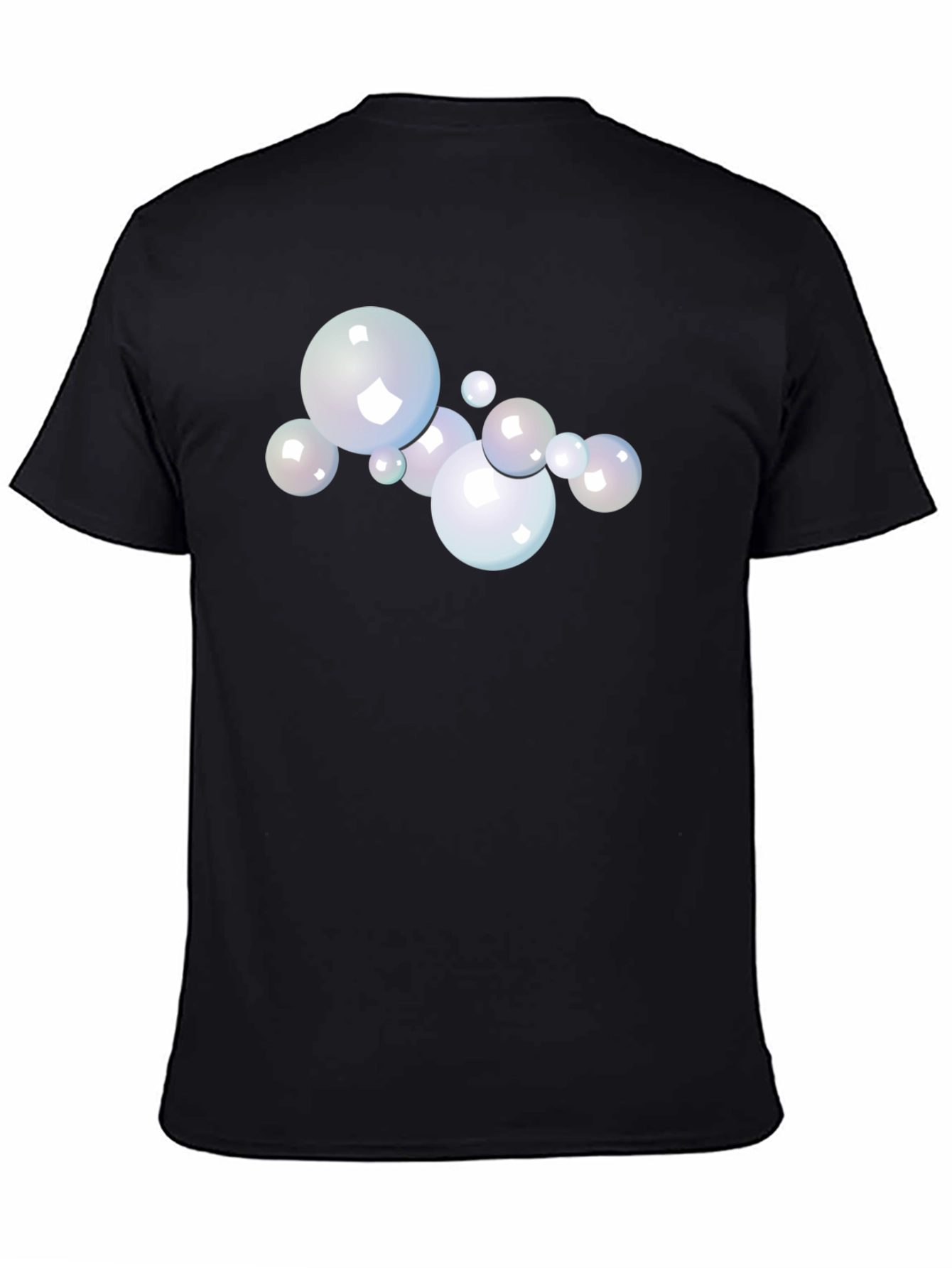 Bubble Graphic Black T-Shirt