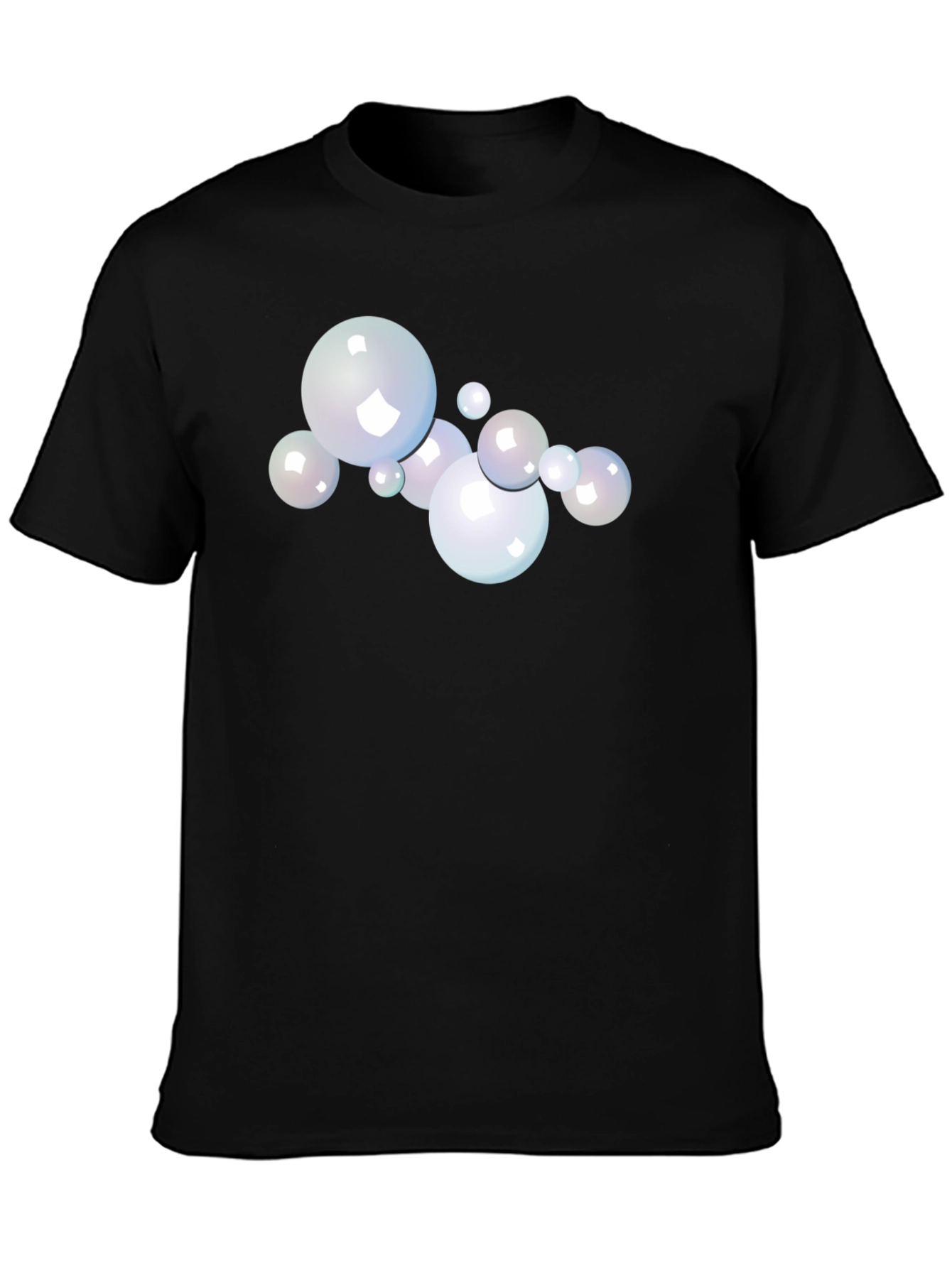 Bubble Graphic Black T-Shirt