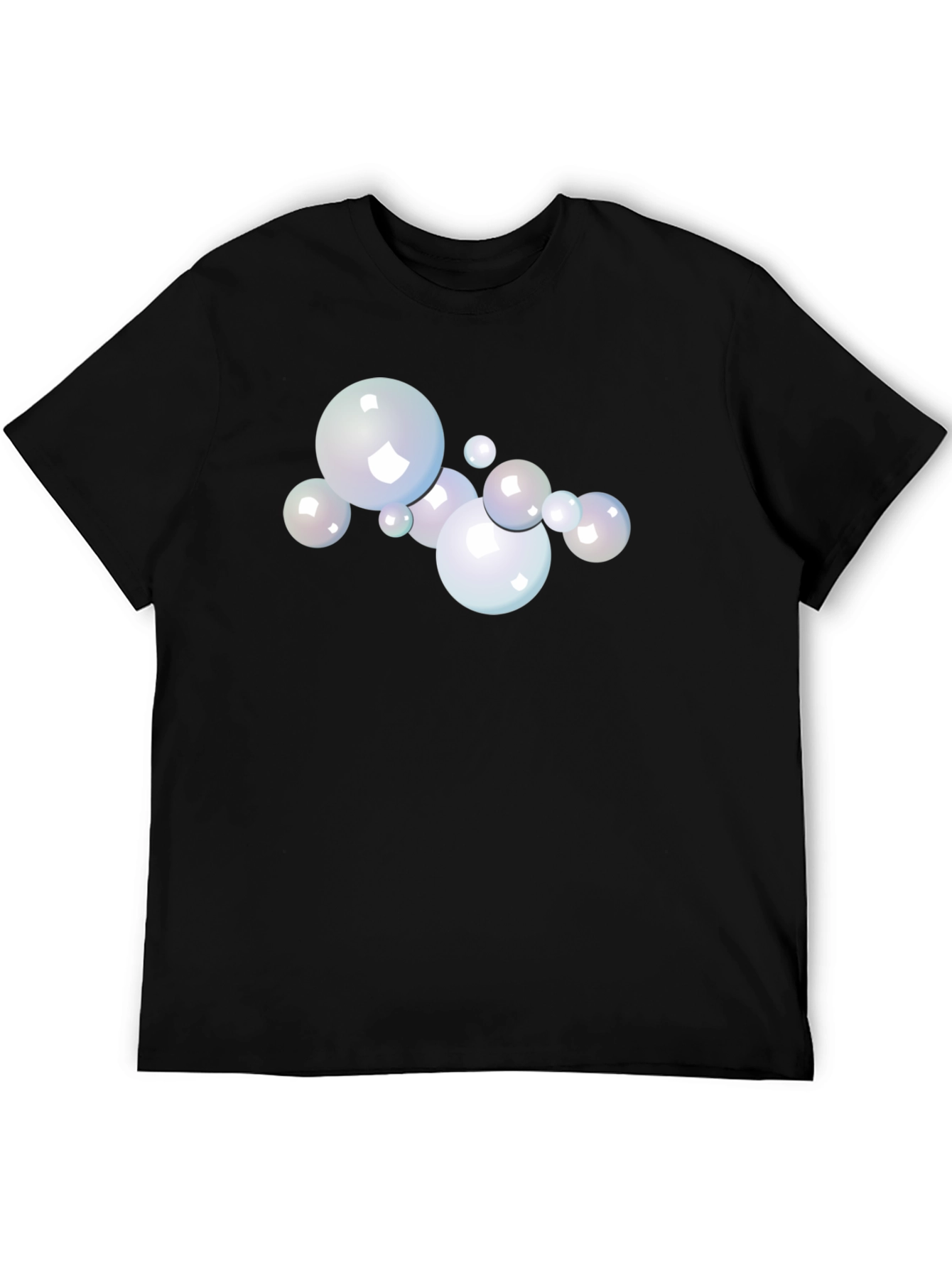 Bubble Graphic Black T-Shirt