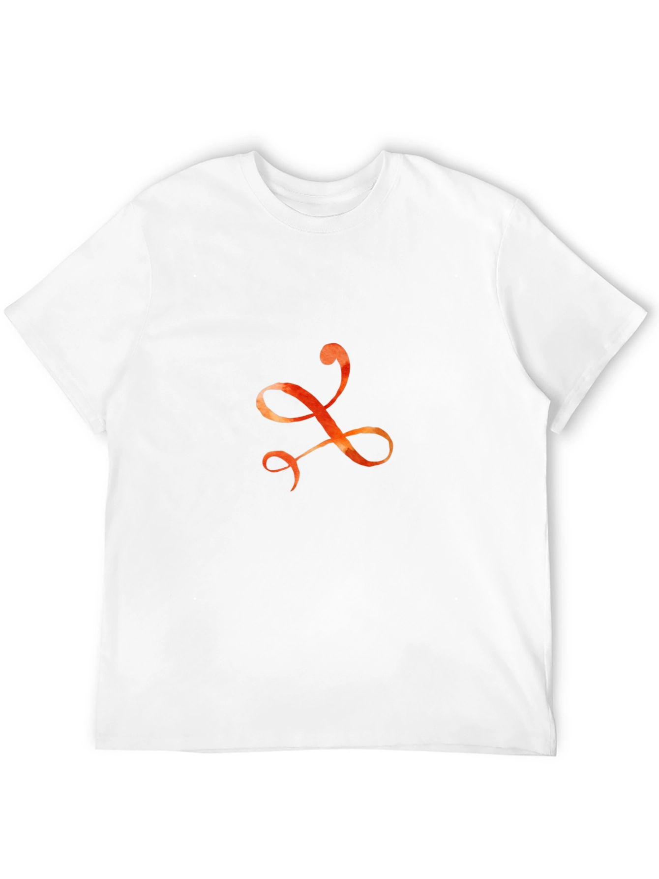 Elegant Script Symbol Black T-Shirt