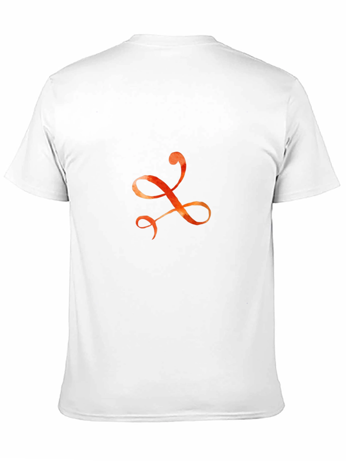 Elegant Script Symbol Black T-Shirt