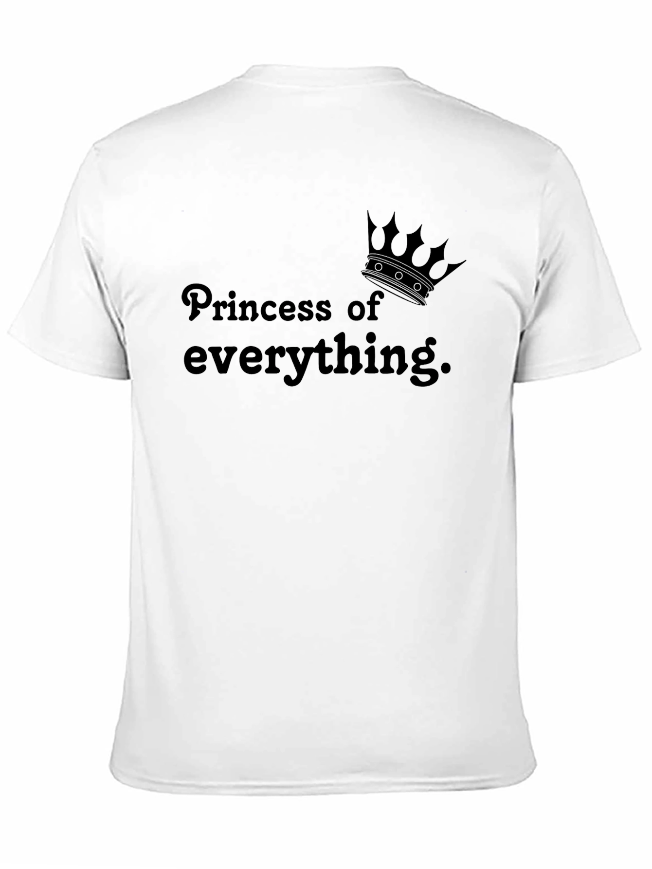 Princess of Everything Black Graphic Tee