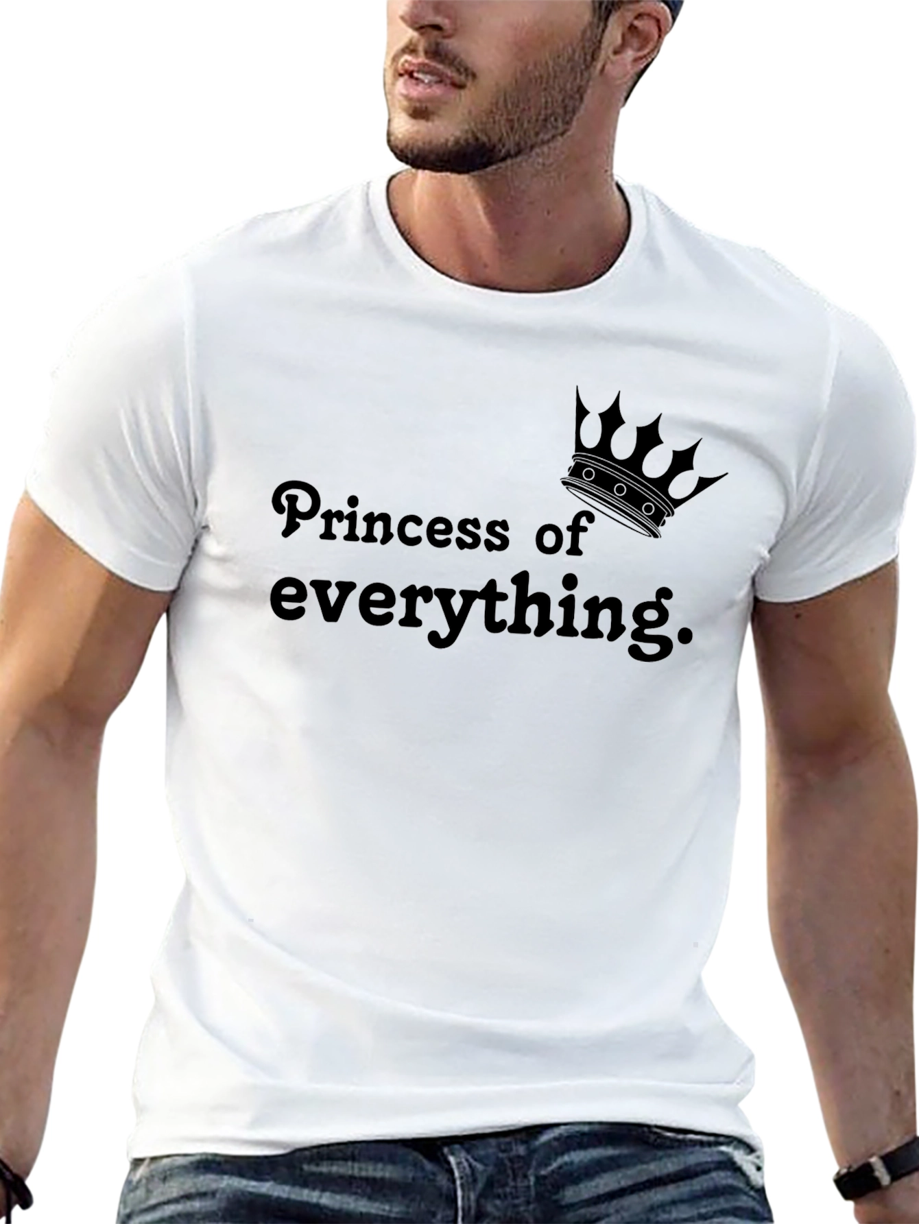 Princess of Everything Black Graphic Tee