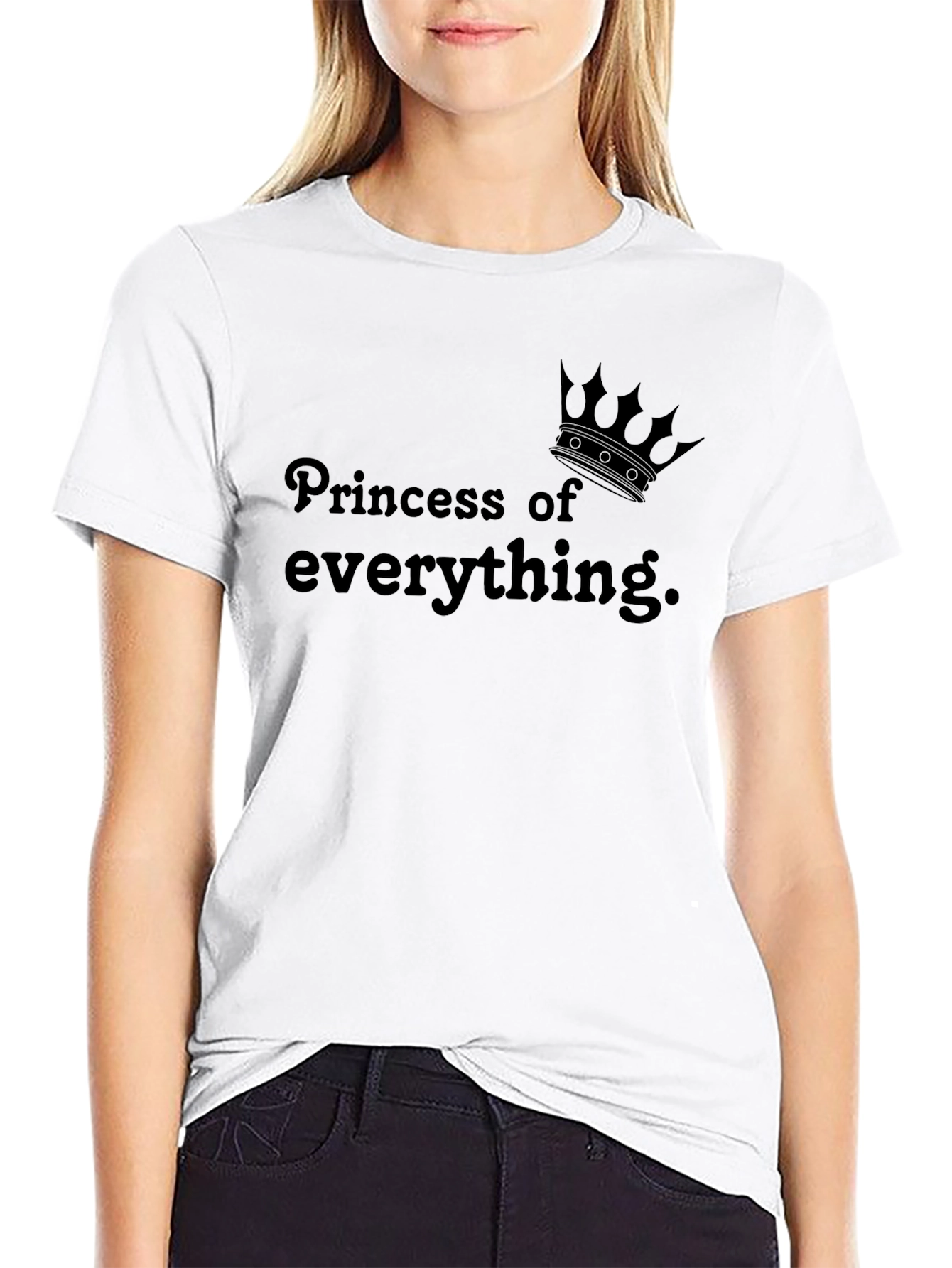 Princess of Everything Black Graphic Tee