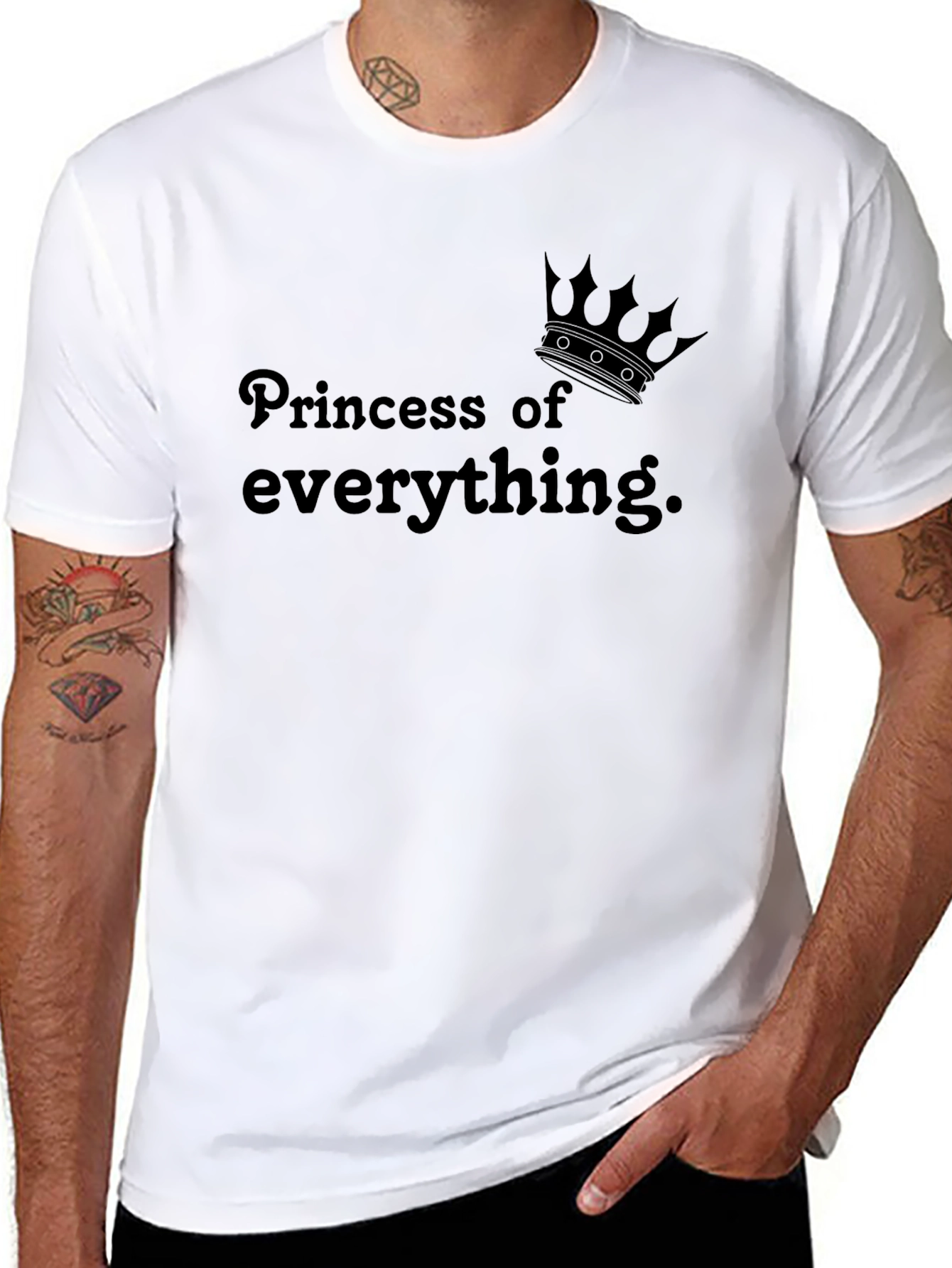 Princess of Everything Black Graphic Tee