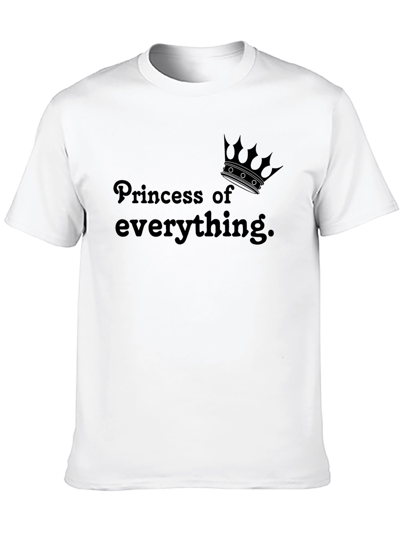Princess of Everything Black Graphic Tee