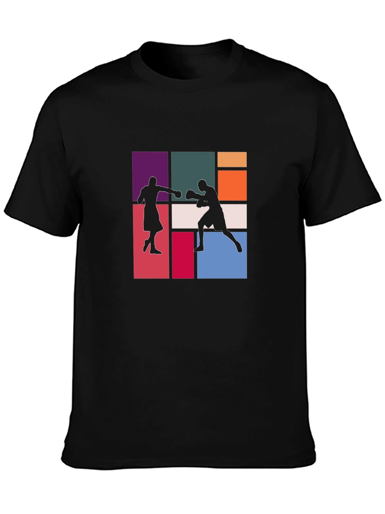Retro Boxing Silhouette T-Shirt