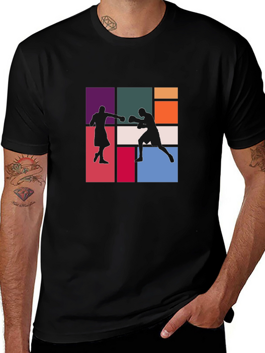 Retro Boxing Silhouette T-Shirt