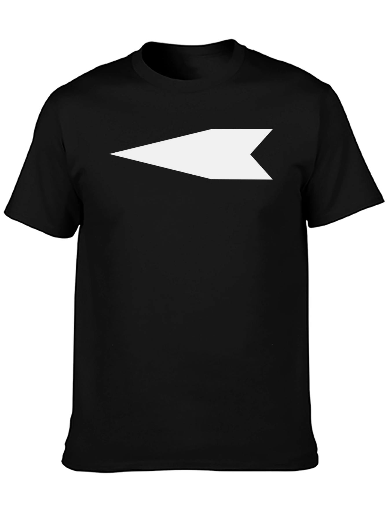 Modern Arrow Graphic T-Shirt - Black