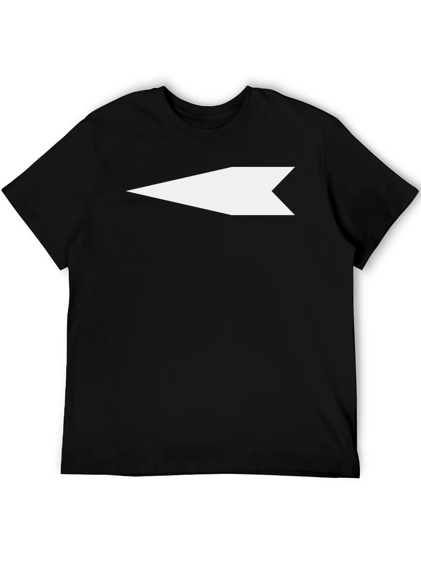 Modern Arrow Graphic T-Shirt - Black