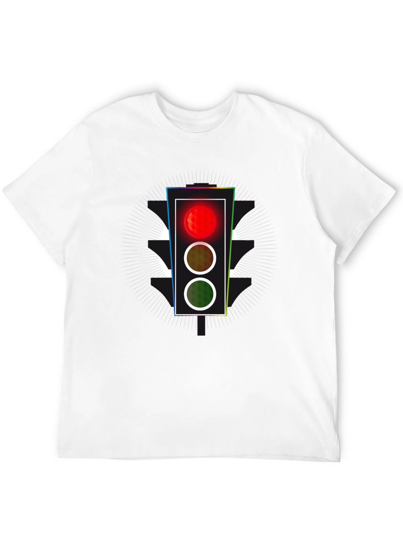 Traffic Light Graphic Tee - Black T-Shirt