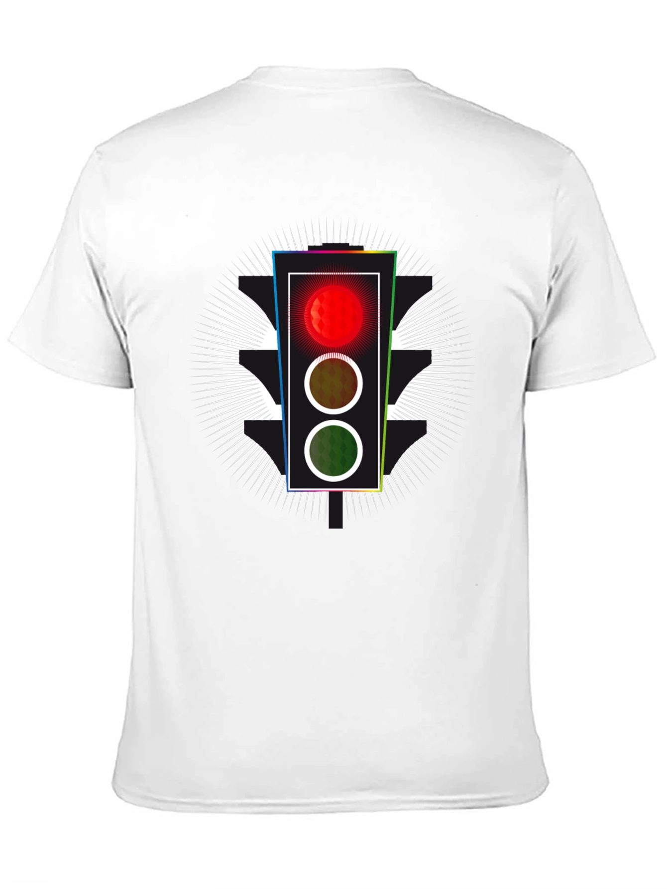 Traffic Light Graphic Tee - Black T-Shirt