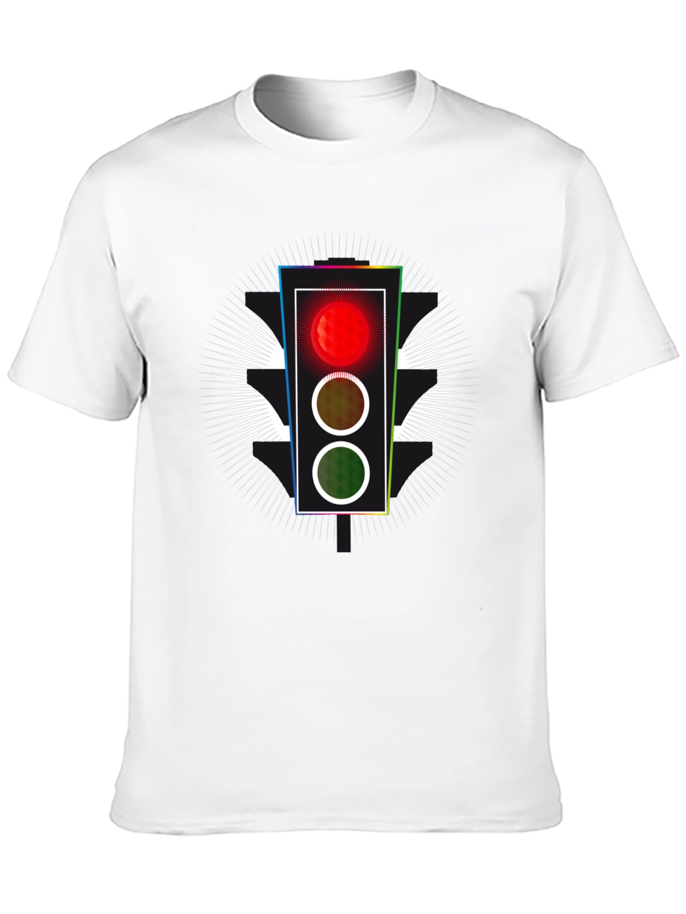 Traffic Light Graphic Tee - Black T-Shirt