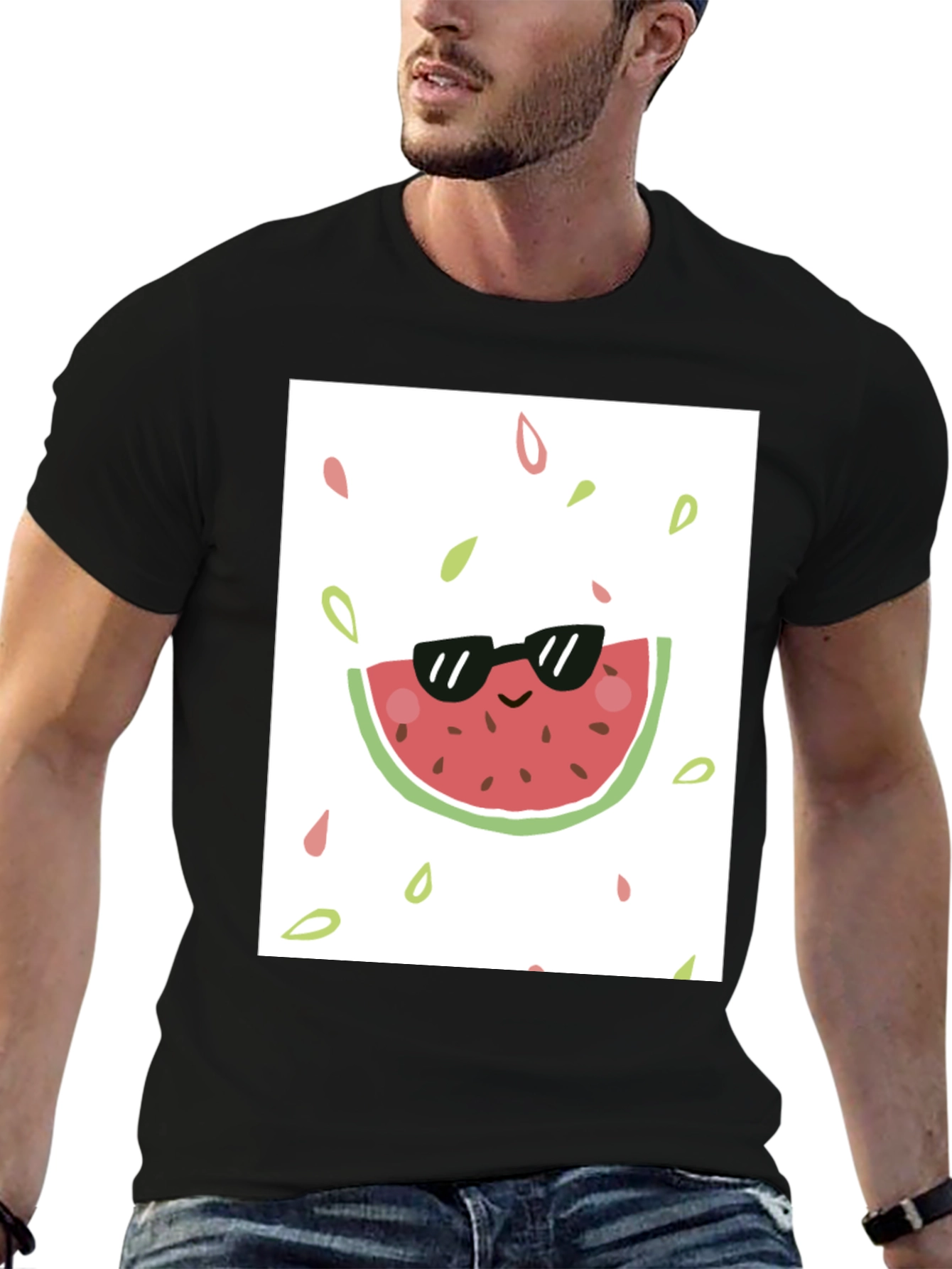 Cool Watermelon Graphic Tee - Summer Vibes!