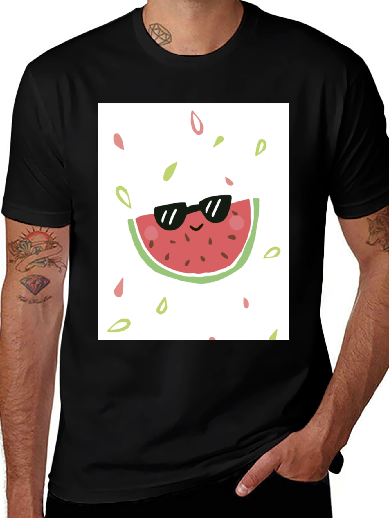 Cool Watermelon Graphic Tee - Summer Vibes!