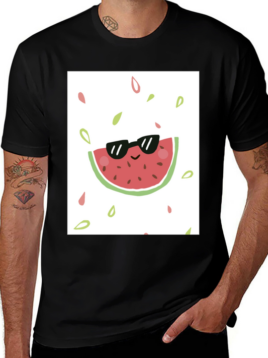 Cool Watermelon Graphic Tee - Summer Vibes!
