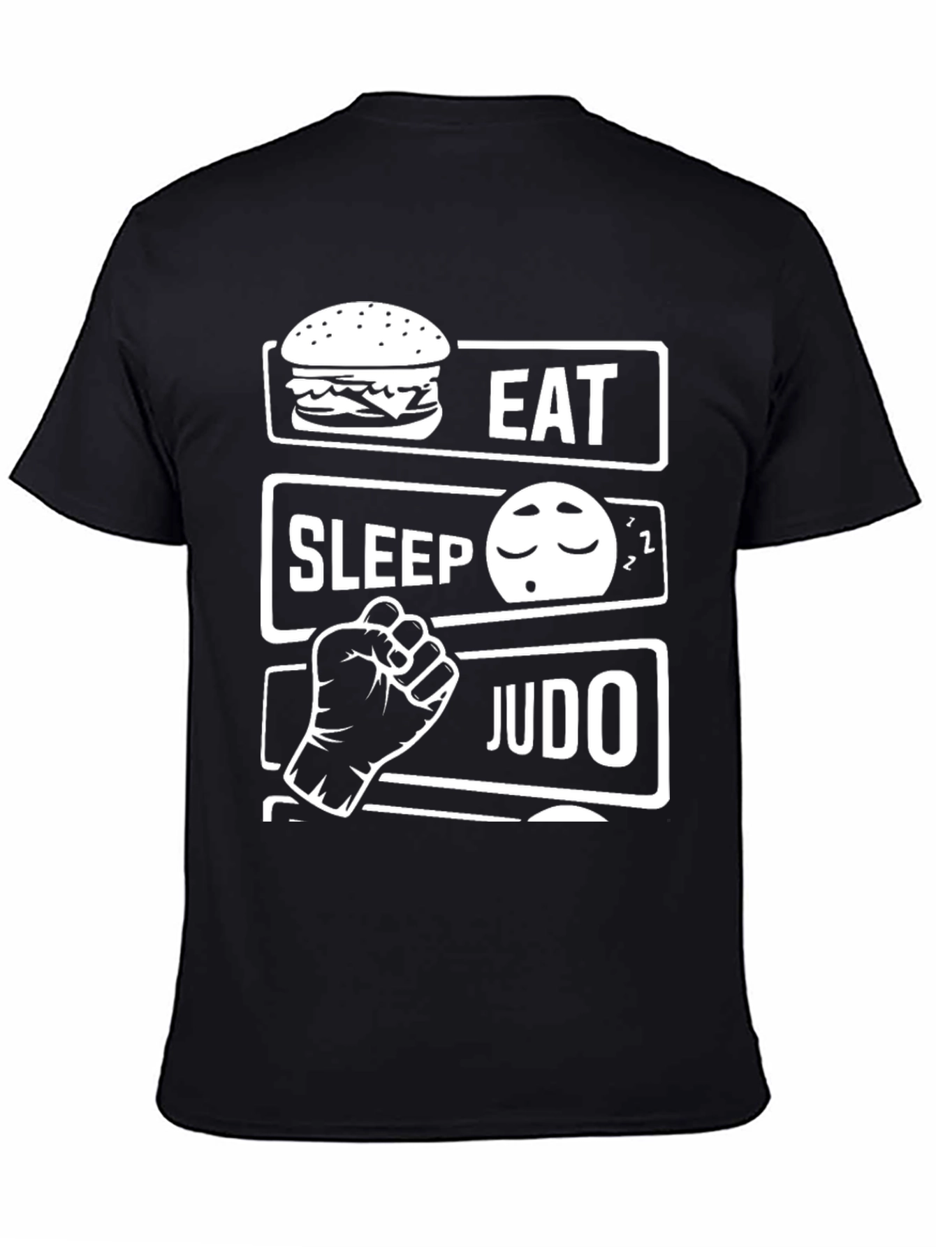 Eat Sleep Judo T-Shirt - Martial Arts Funny Tee