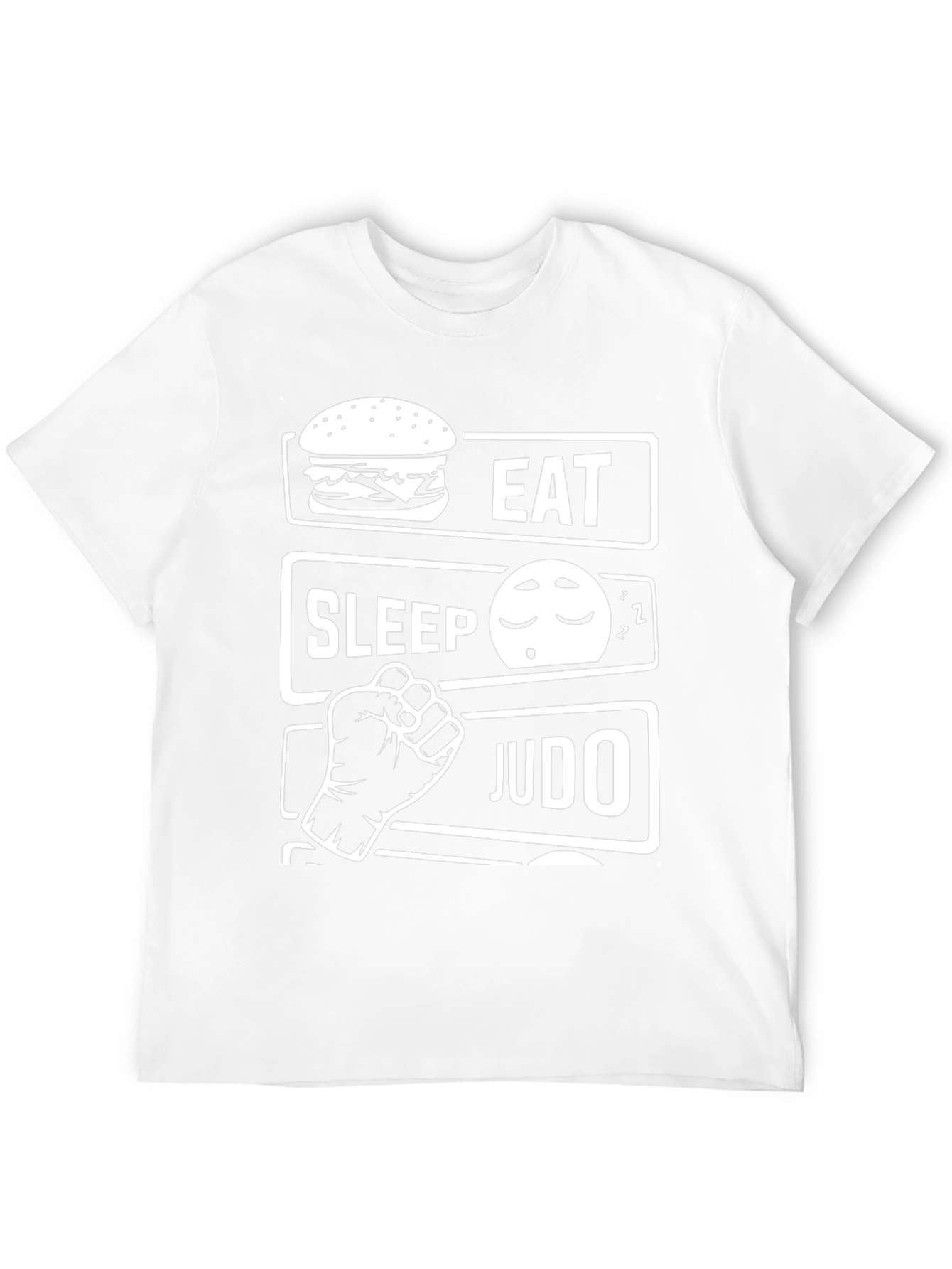 Eat Sleep Judo T-Shirt - Martial Arts Funny Tee