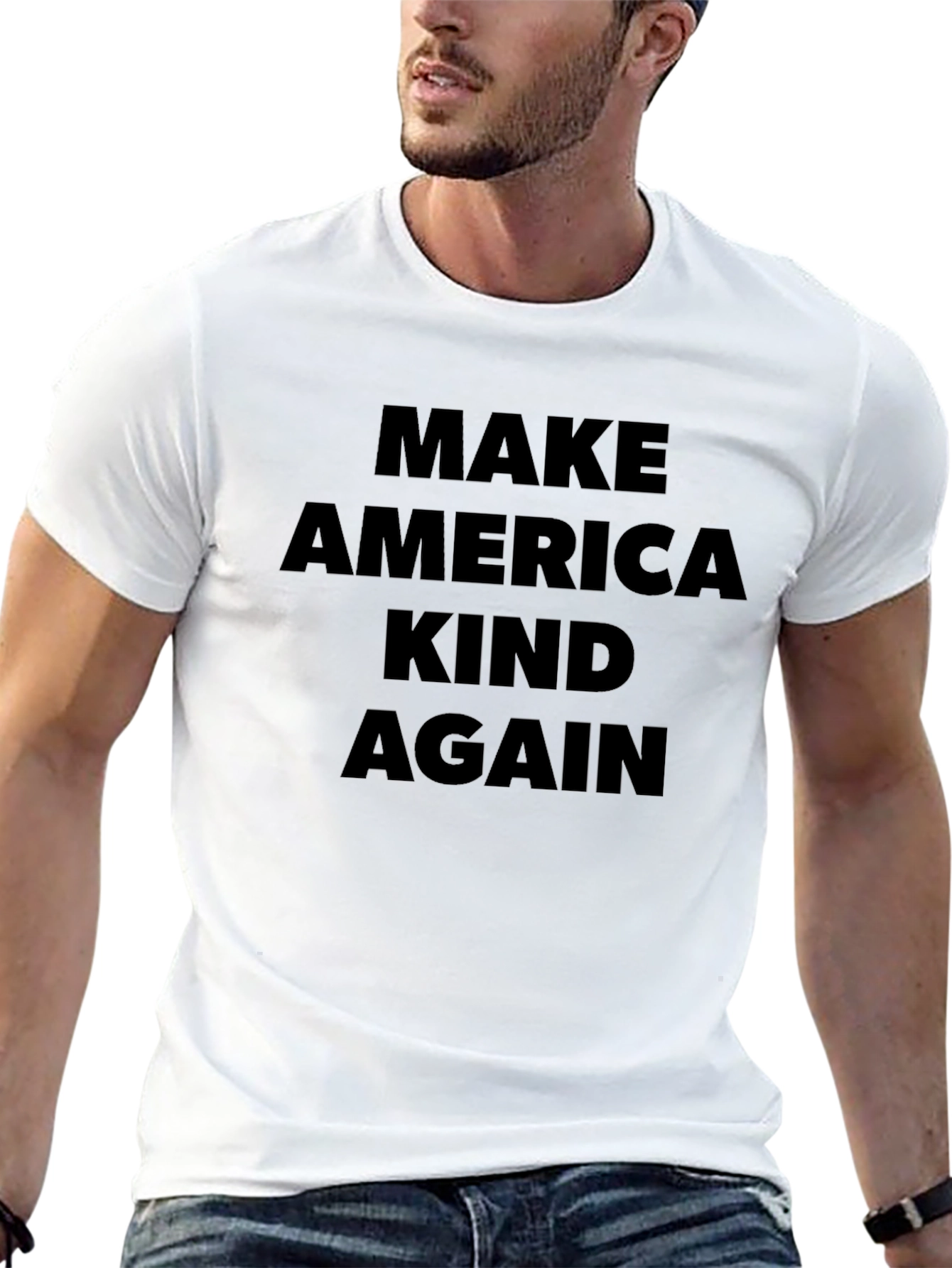 Make America Kind Again Black T-Shirt