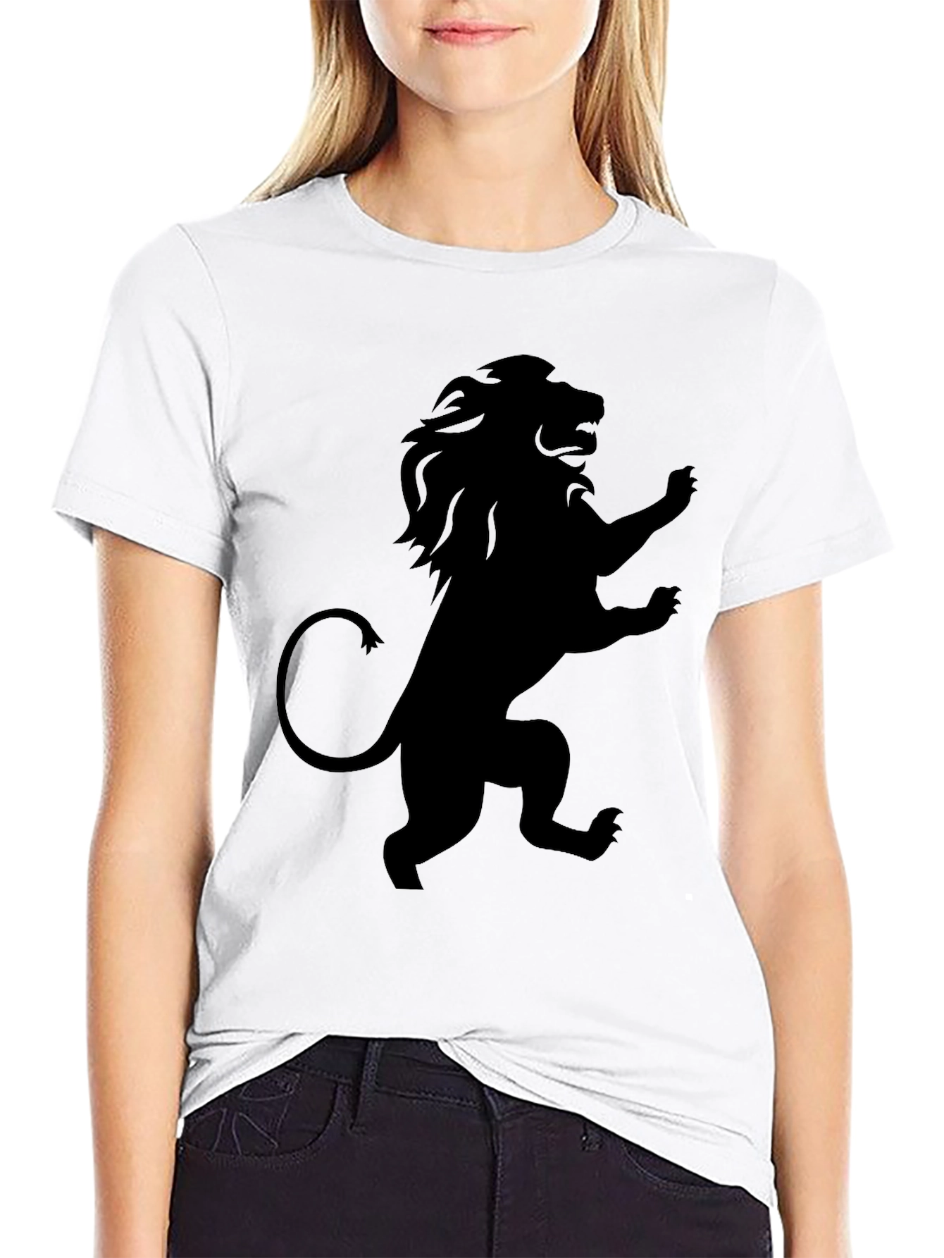 Lion Rampant Graphic T-Shirt - Black