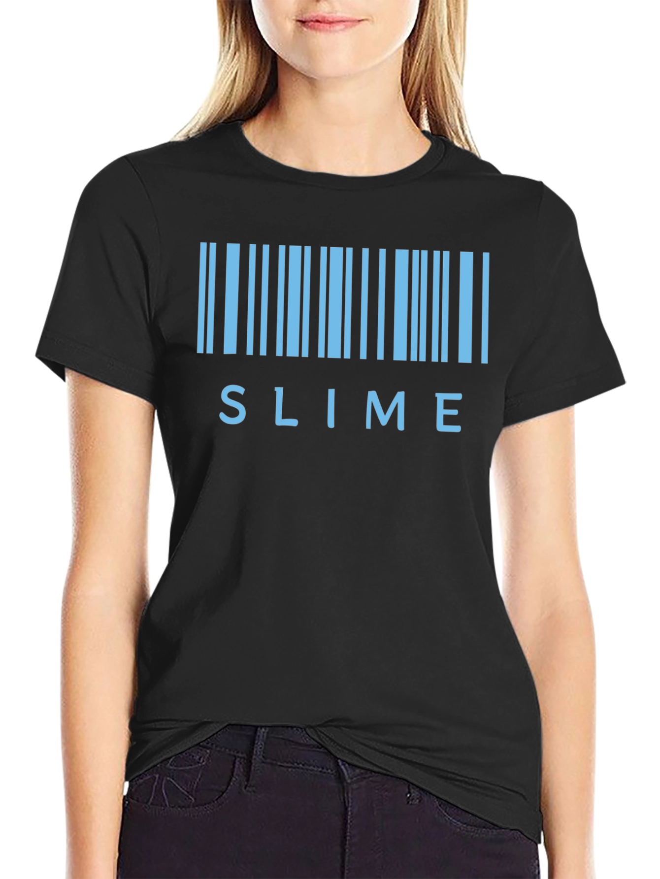 Slime Barcode Black Graphic Tee