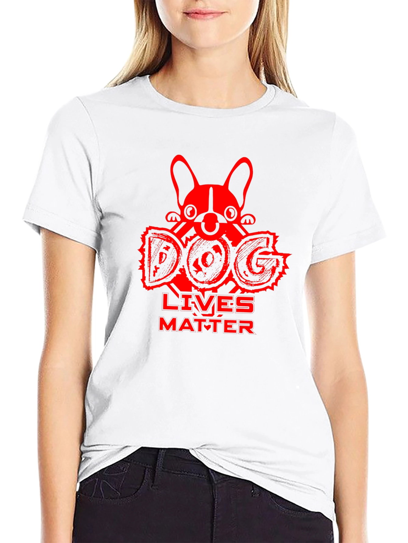 Dog Lives Matter T-Shirt - Black