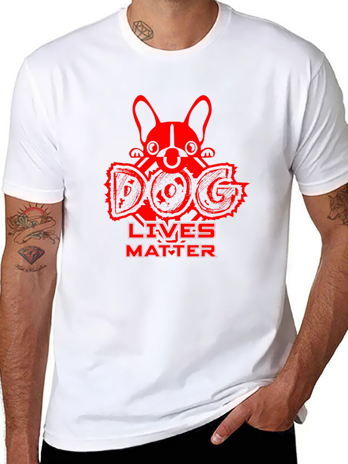 Dog Lives Matter T-Shirt - Black