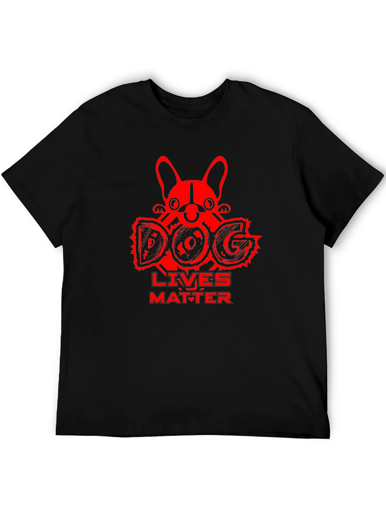 Dog Lives Matter T-Shirt - Black
