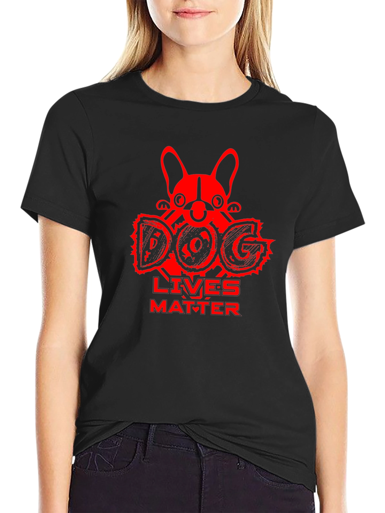 Dog Lives Matter T-Shirt - Black