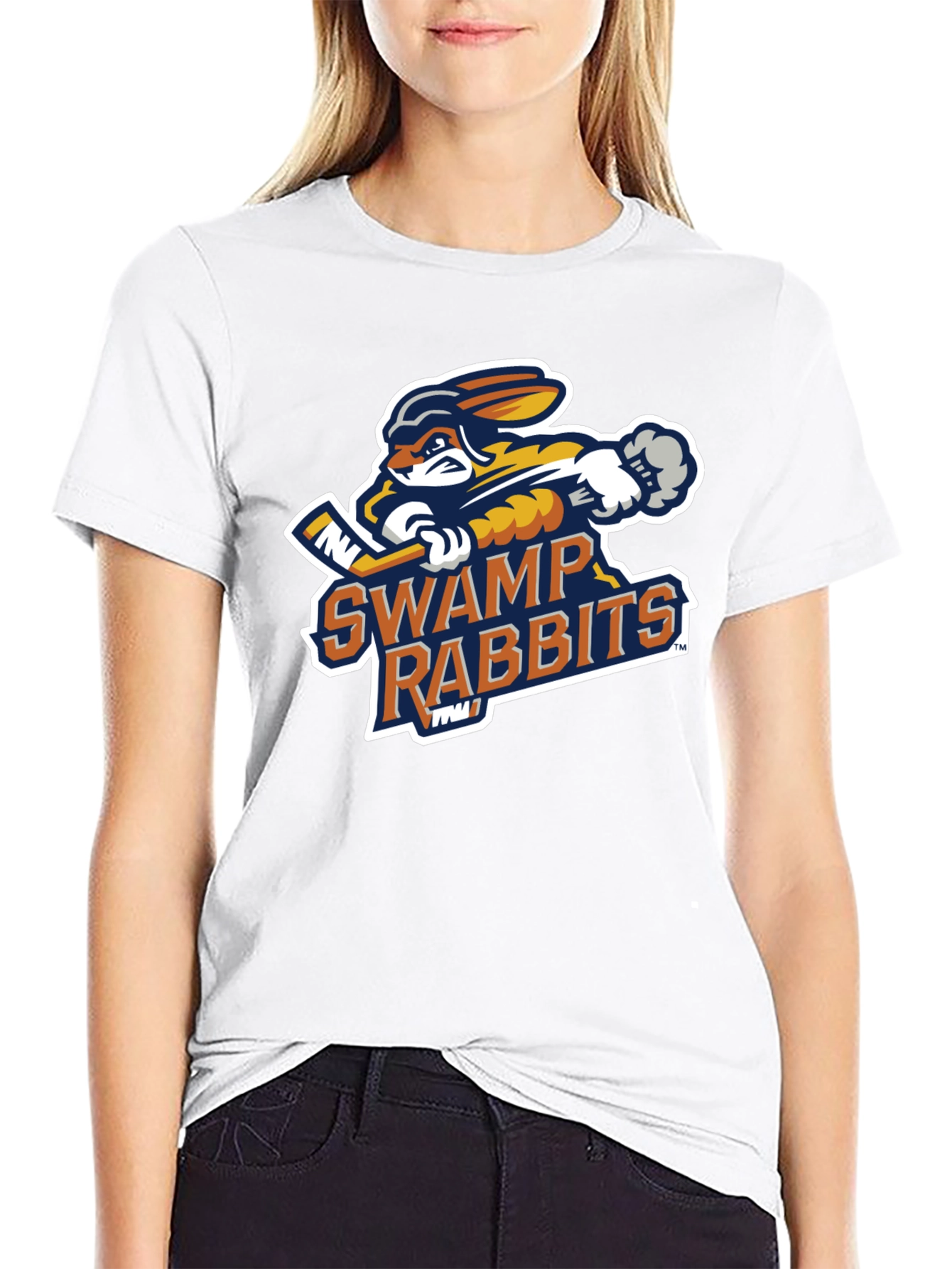 Swamp Rabbits Hockey T-Shirt - Black