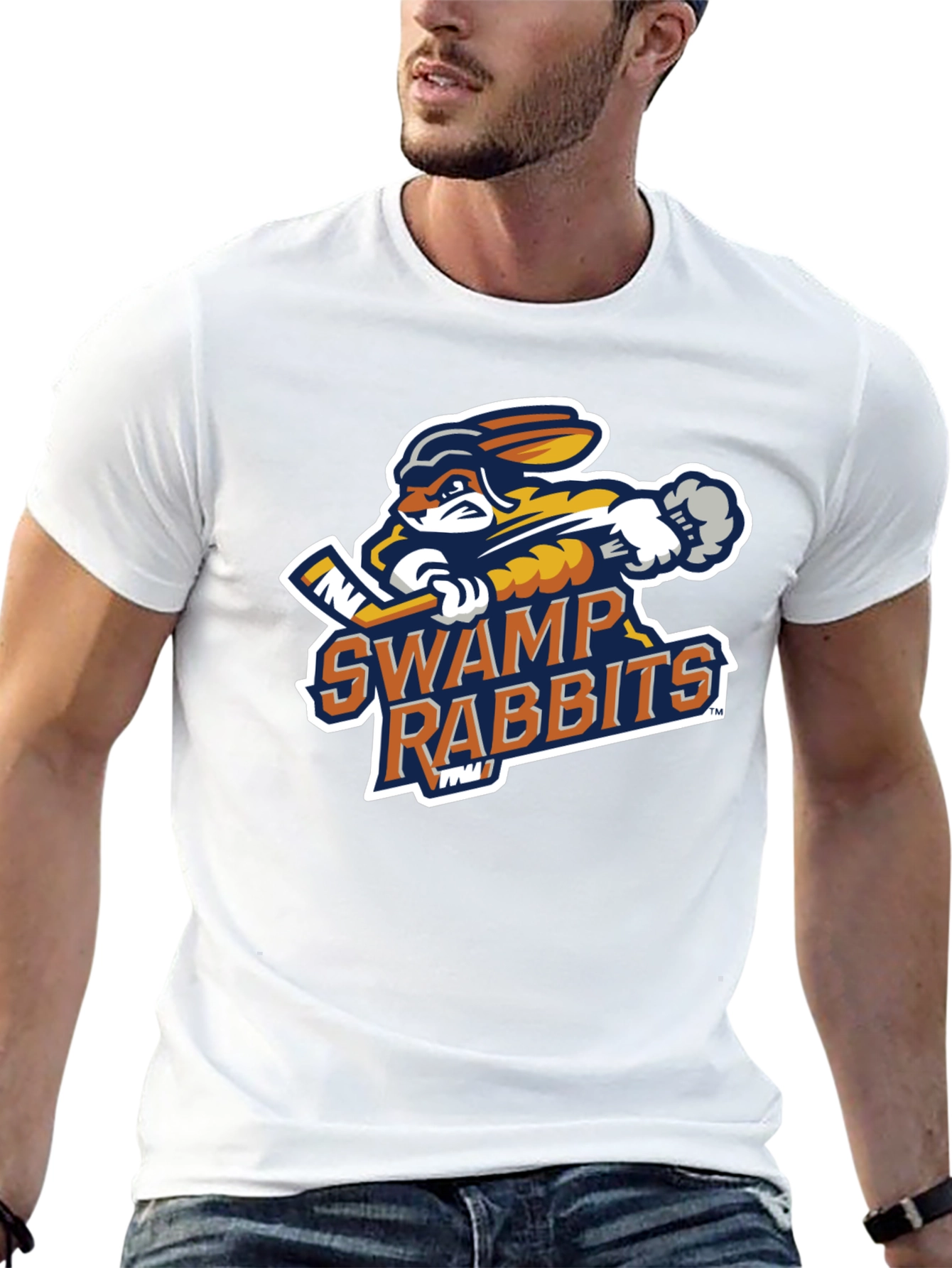 Swamp Rabbits Hockey T-Shirt - Black