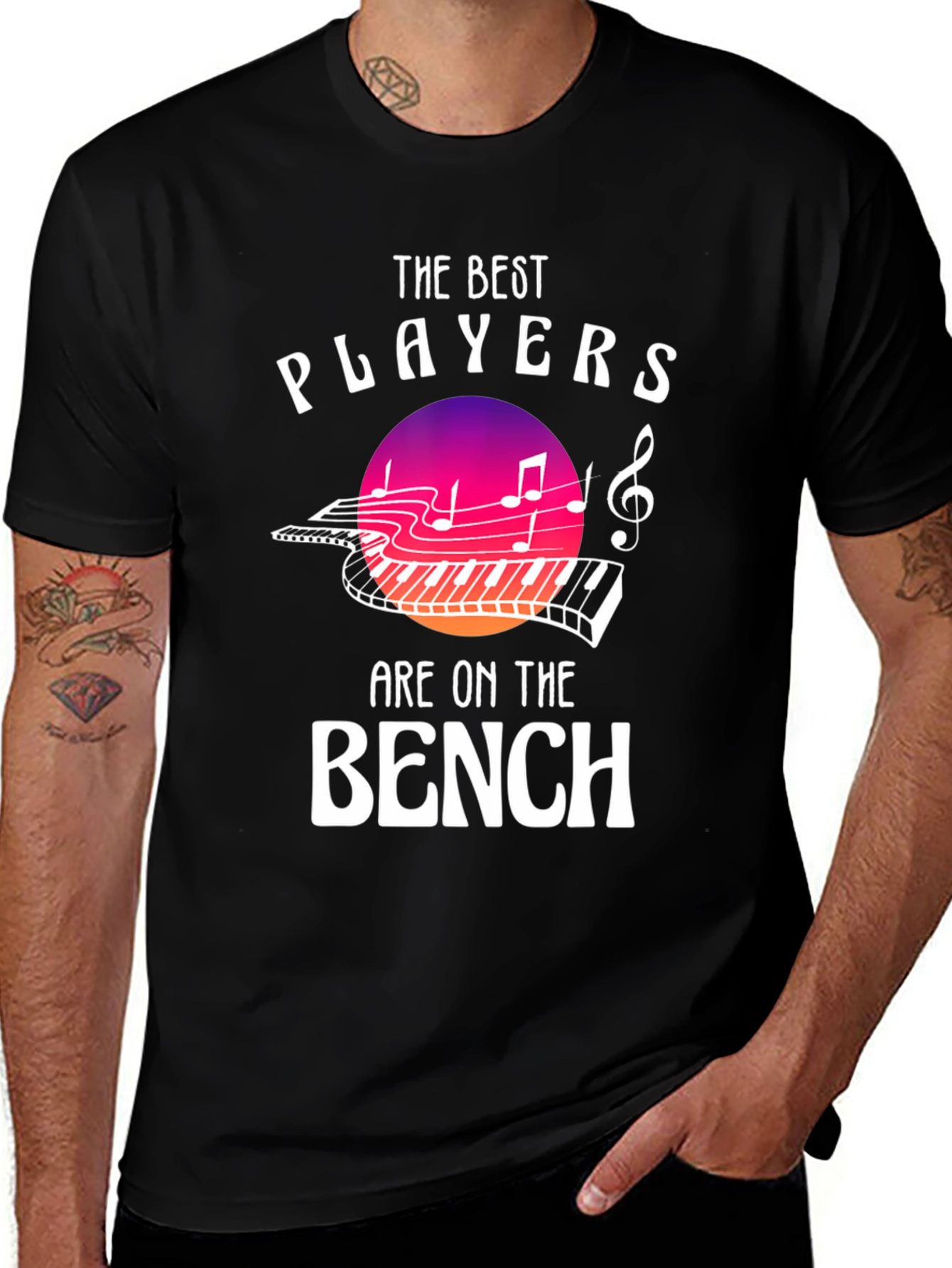 The Best Players are on the Bench Music T-Shirt