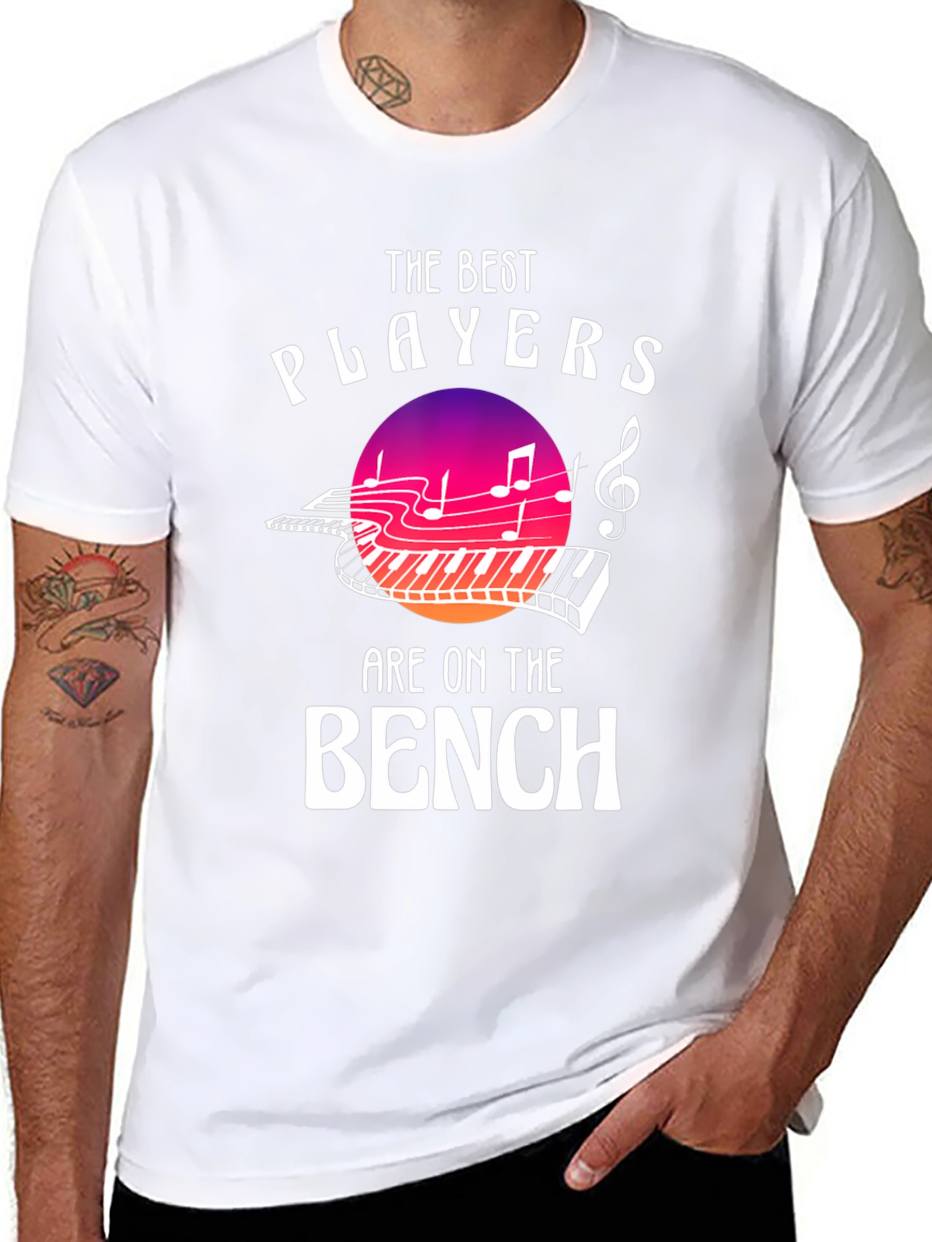 The Best Players are on the Bench Music T-Shirt