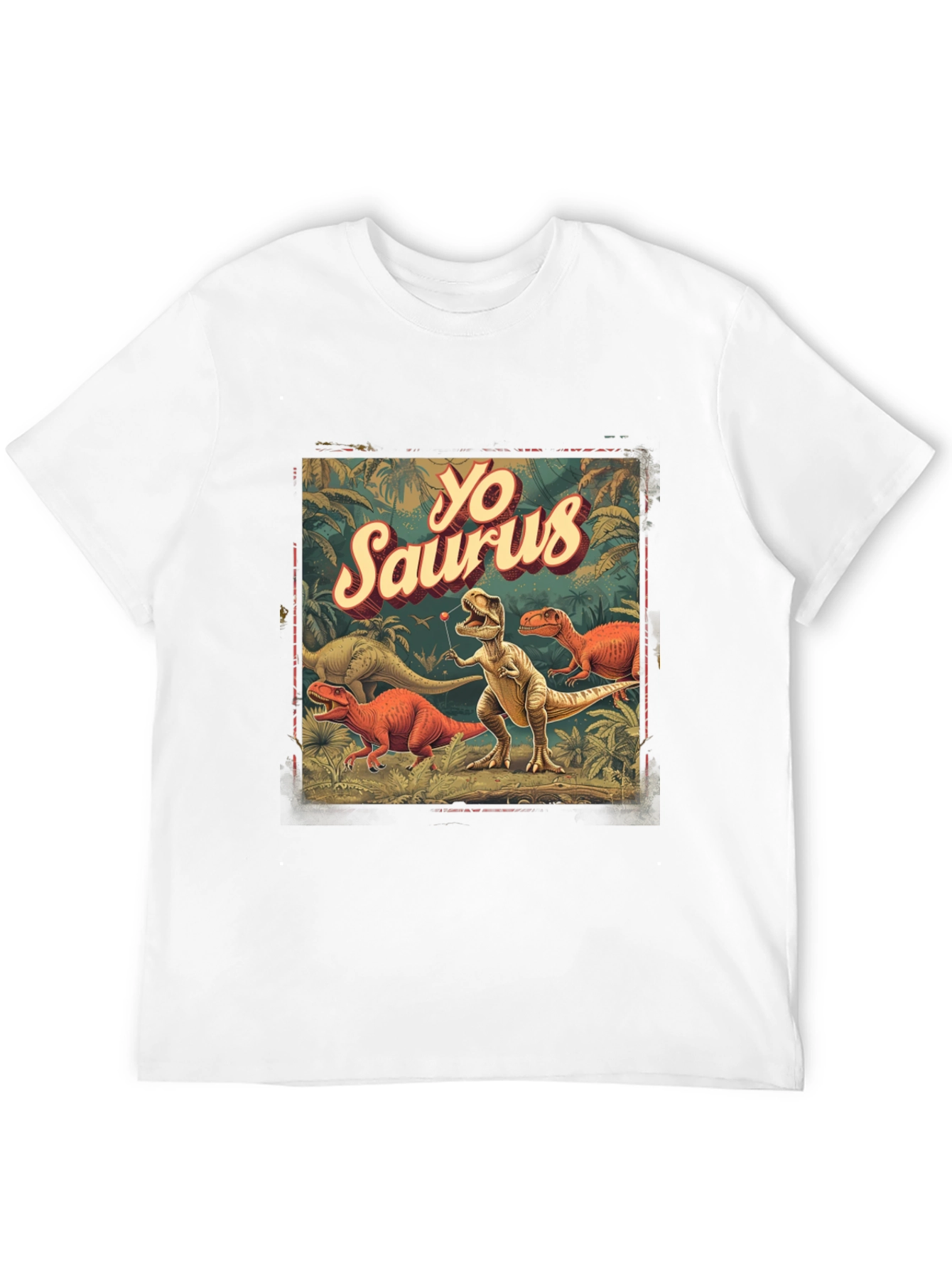 Yo Saurus Dinosaur Graphic Tee