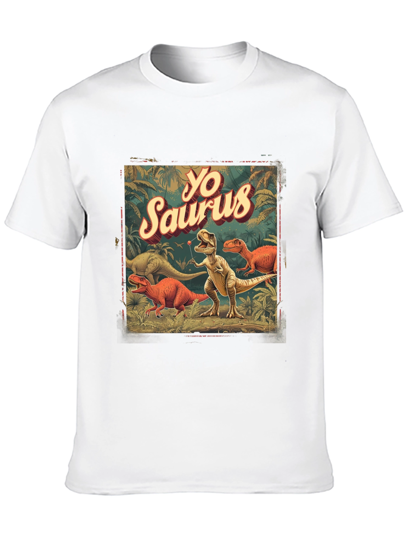 Yo Saurus Dinosaur Graphic Tee
