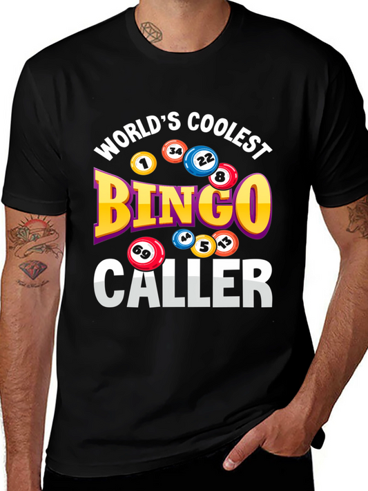 Worlds Coolest Bingo Caller Graphic Tee