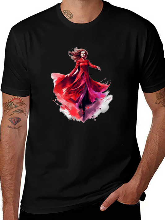 Scarlet Witch Graphic Tee - Mens Black T-Shirt