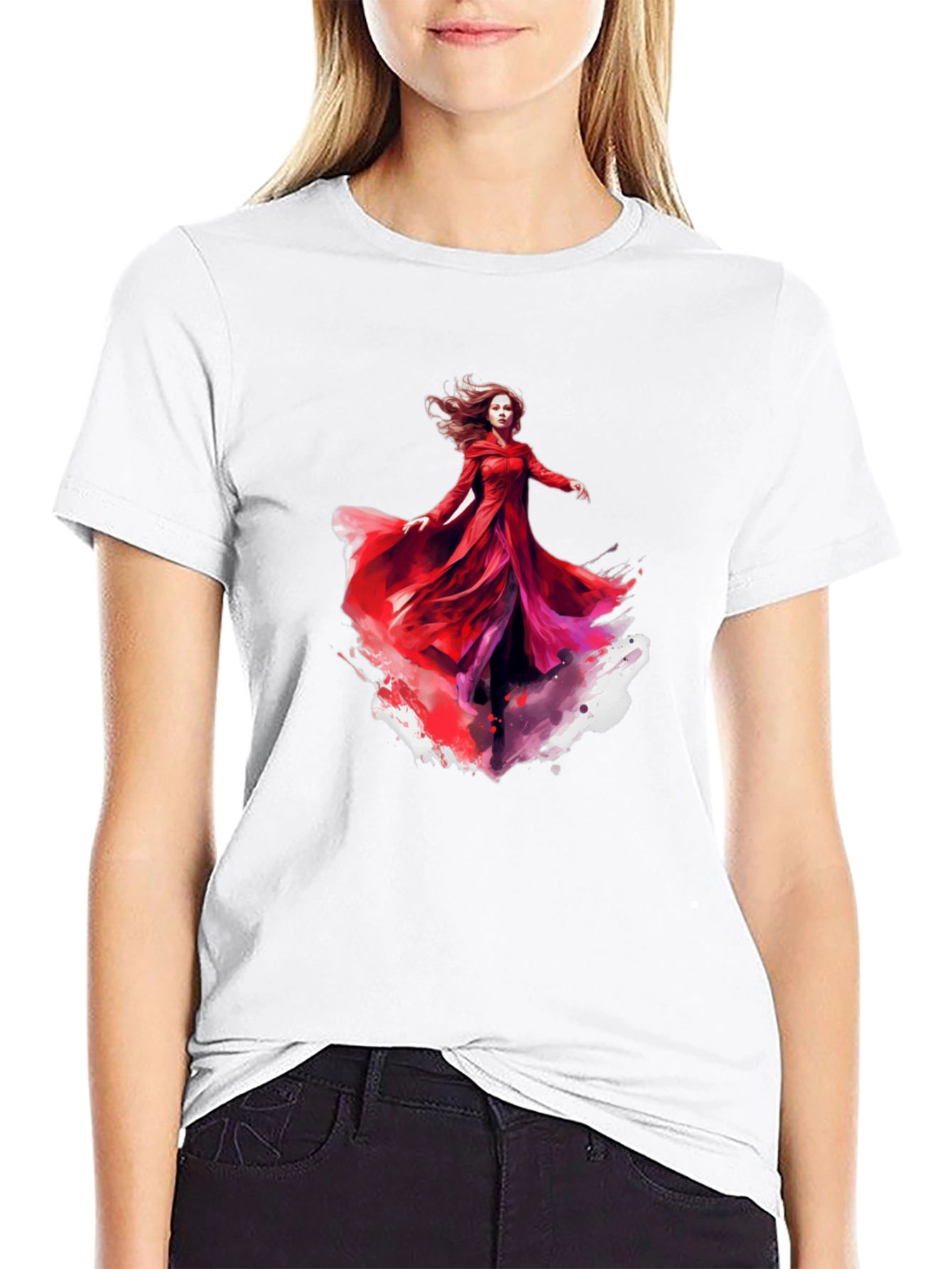 Scarlet Witch Graphic Tee - Mens Black T-Shirt