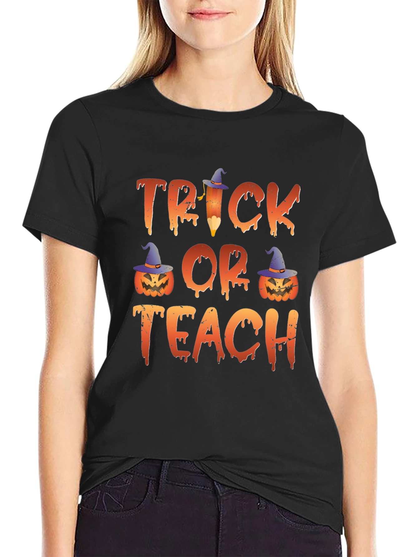 Trick or Teach Halloween T-Shirt