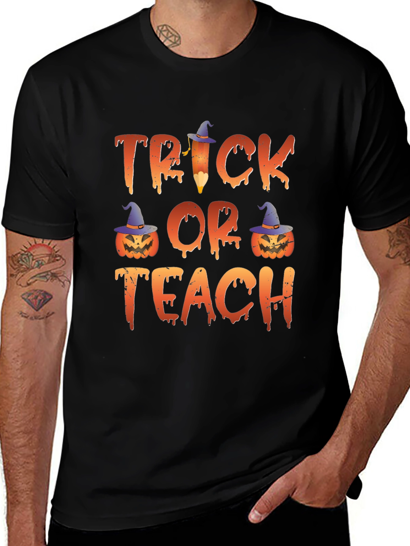 Trick or Teach Halloween T-Shirt