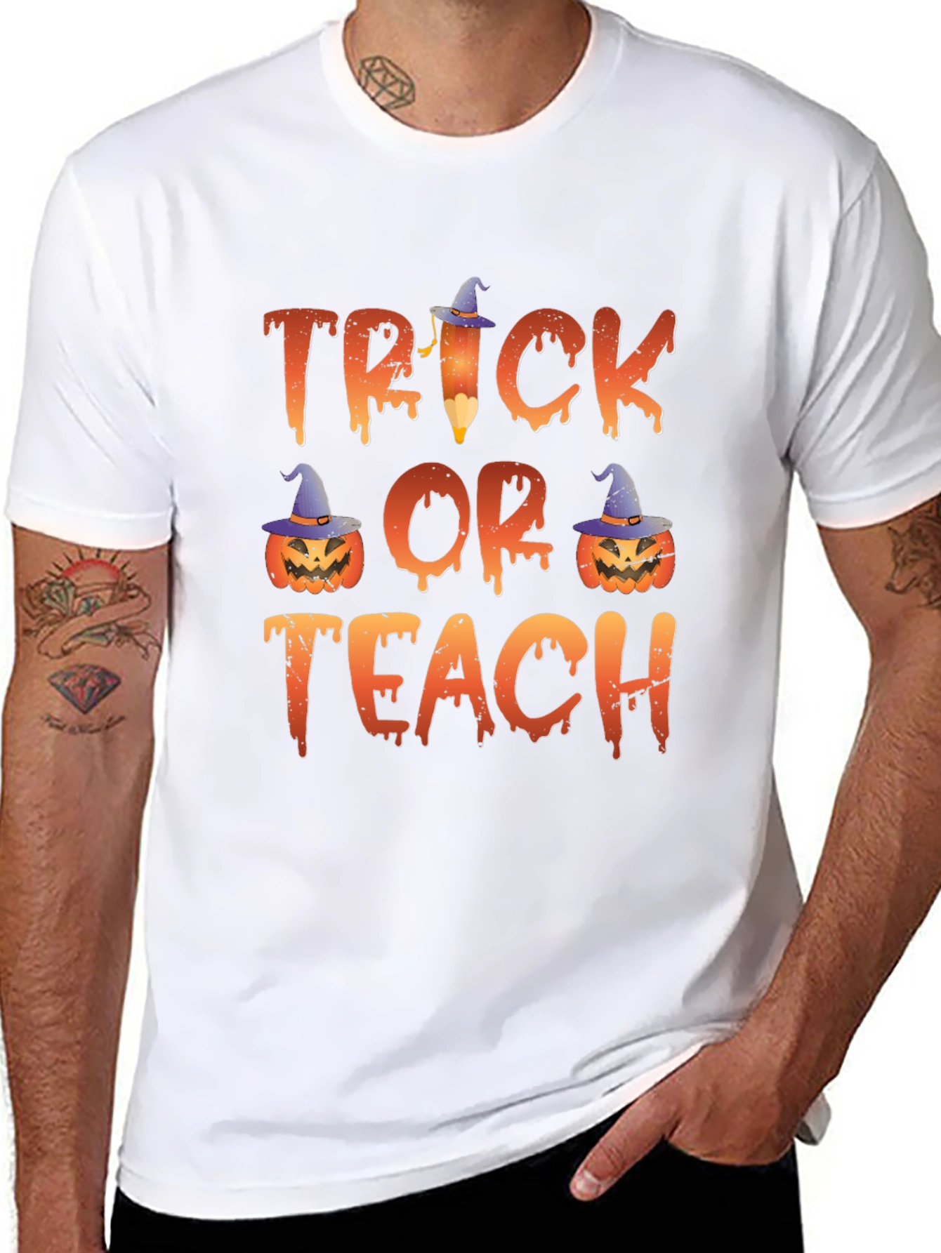 Trick or Teach Halloween T-Shirt
