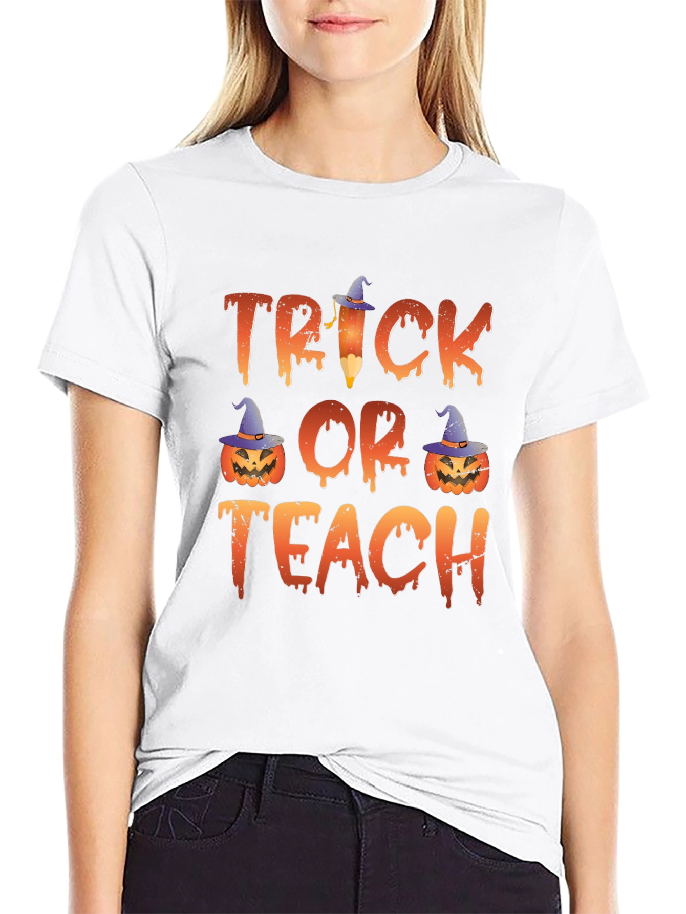 Trick or Teach Halloween T-Shirt