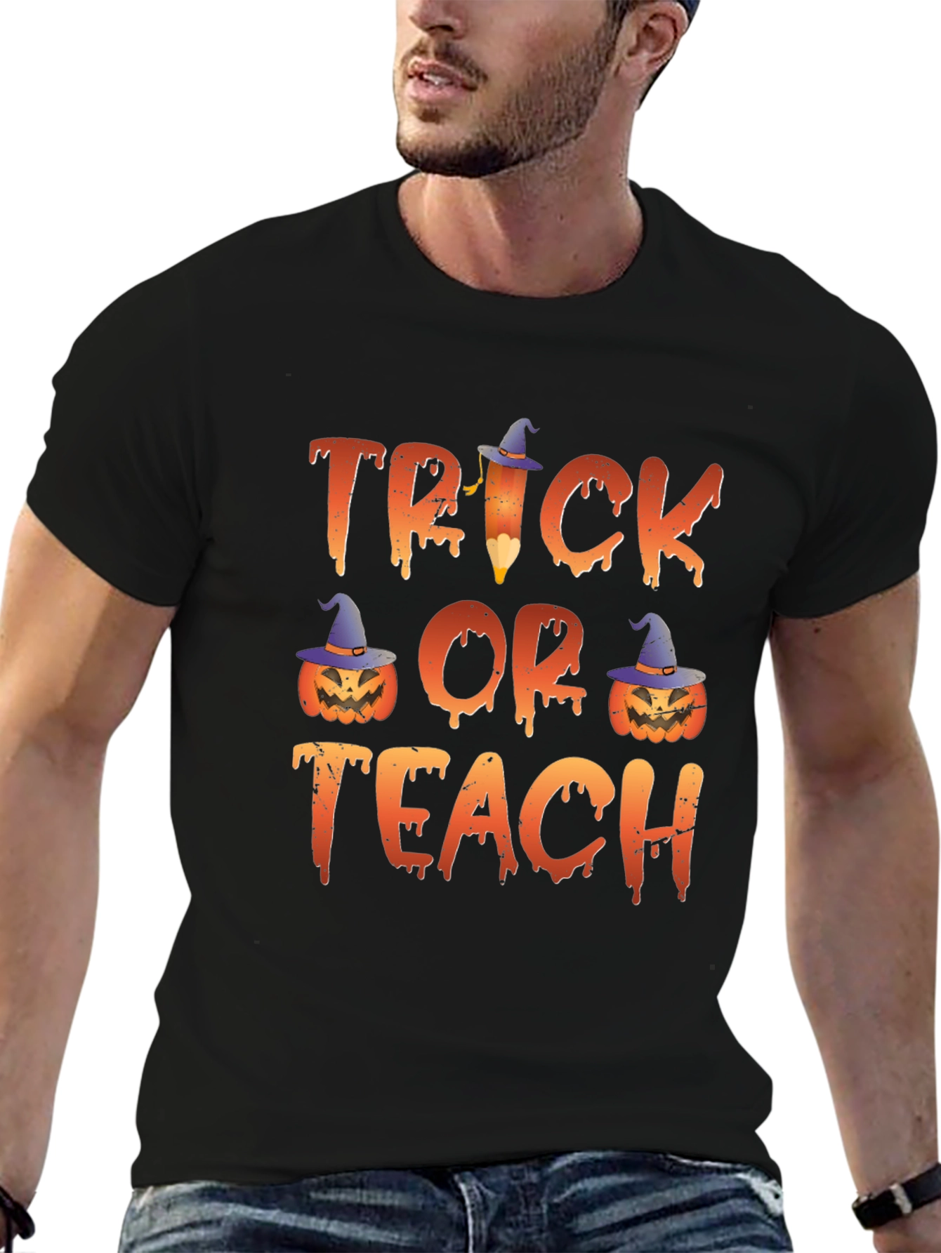 Trick or Teach Halloween T-Shirt