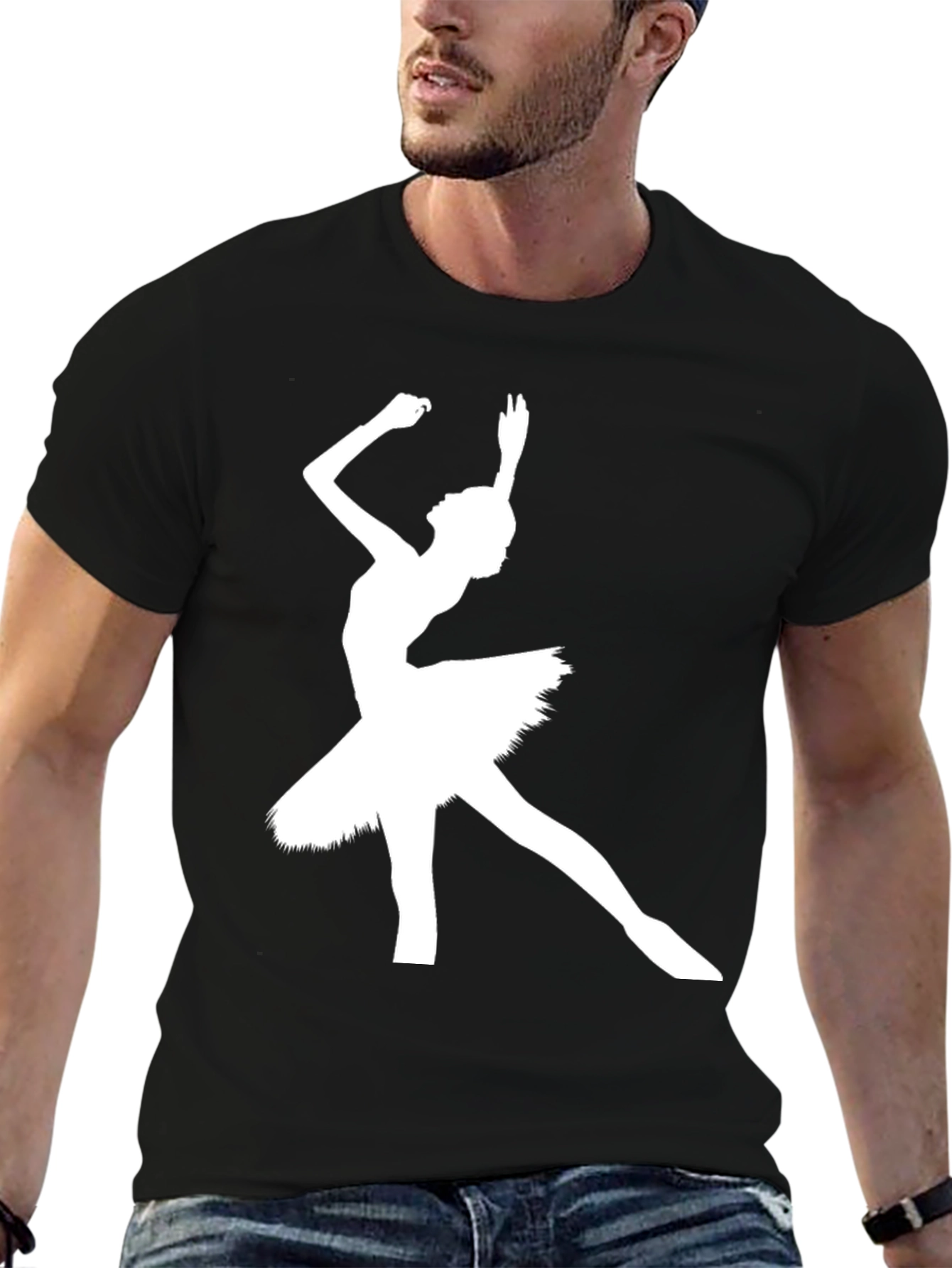 Ballerina Graphic Tee - Black T-Shirt