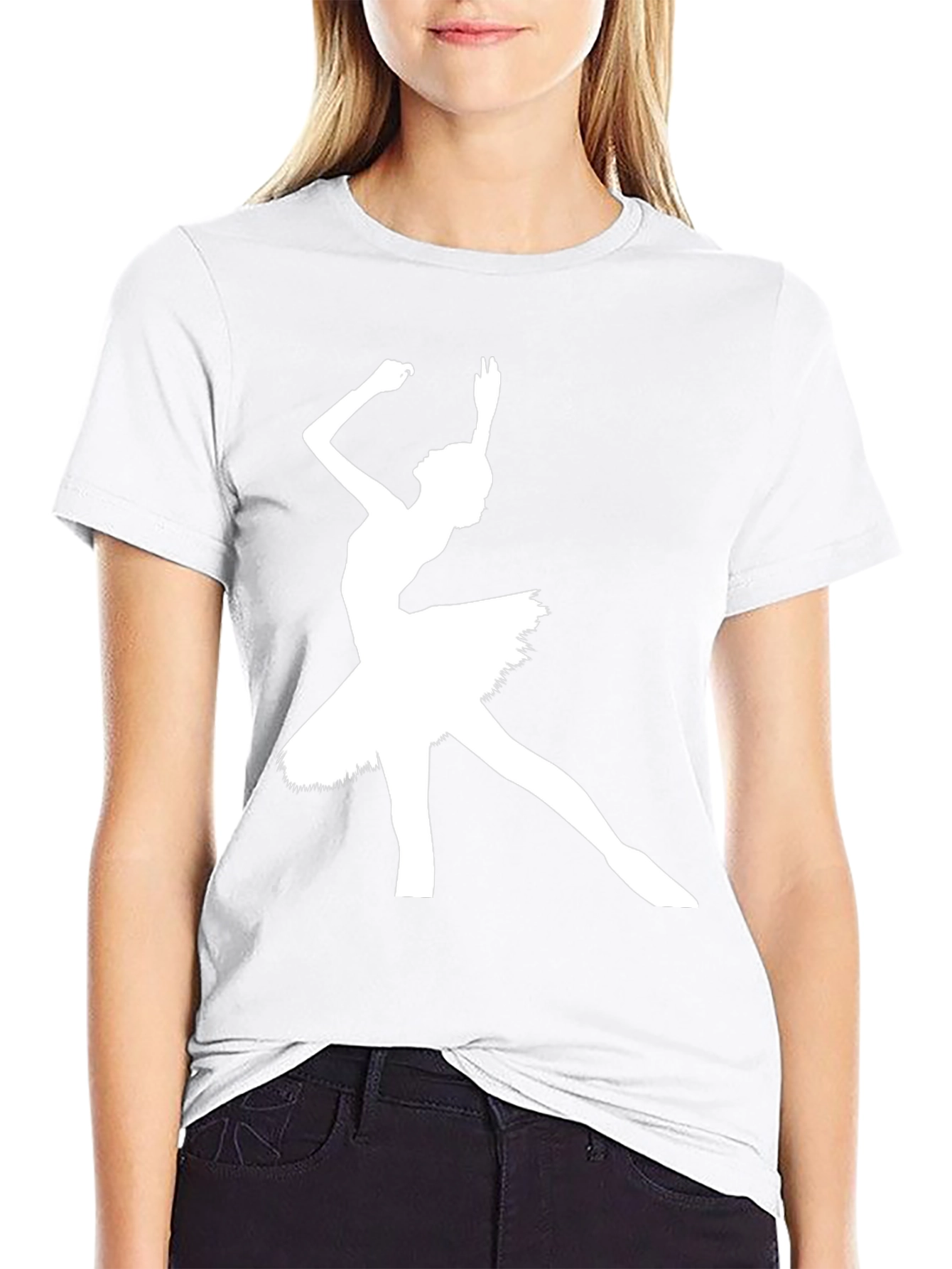 Ballerina Graphic Tee - Black T-Shirt