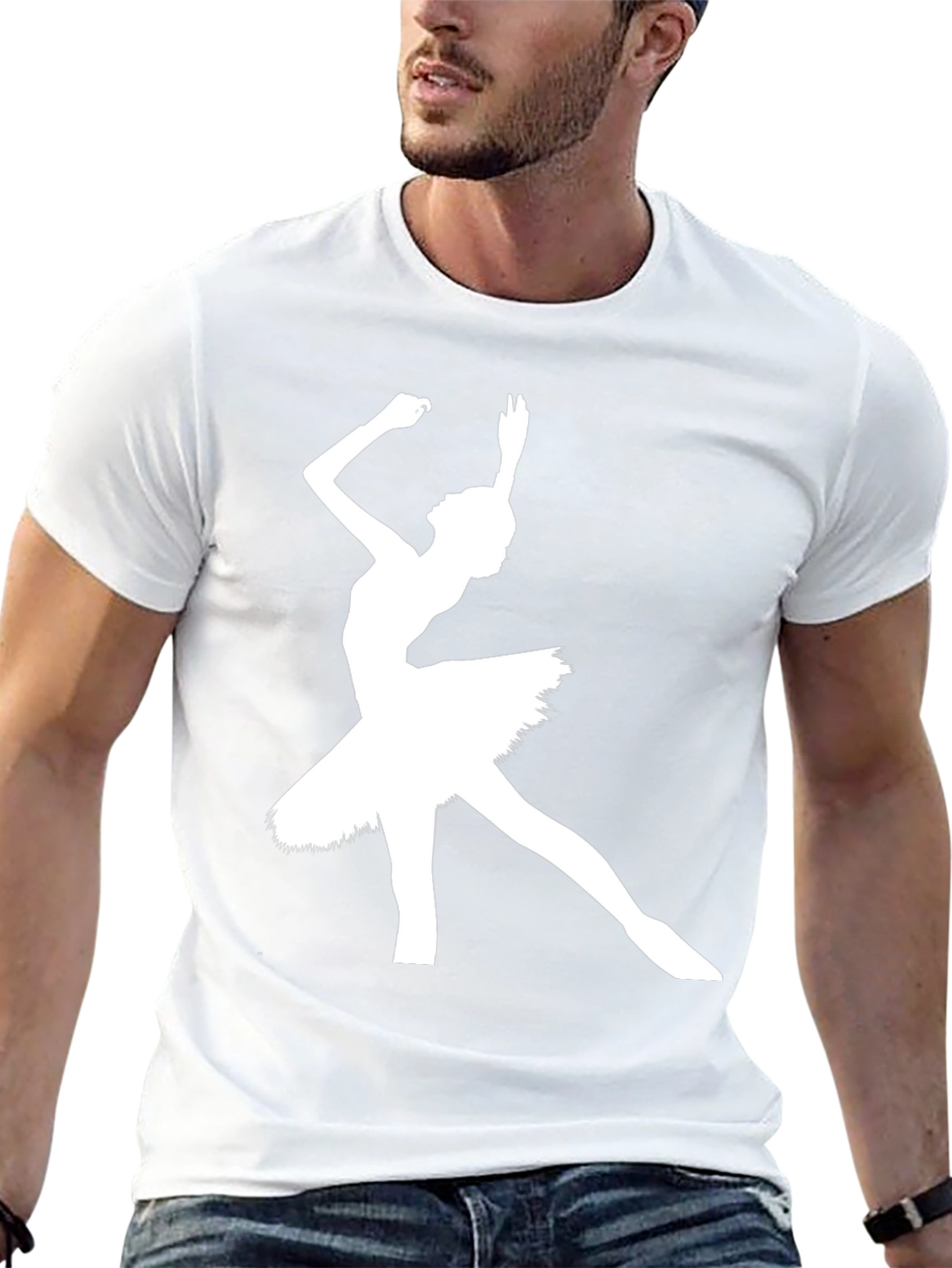 Ballerina Graphic Tee - Black T-Shirt