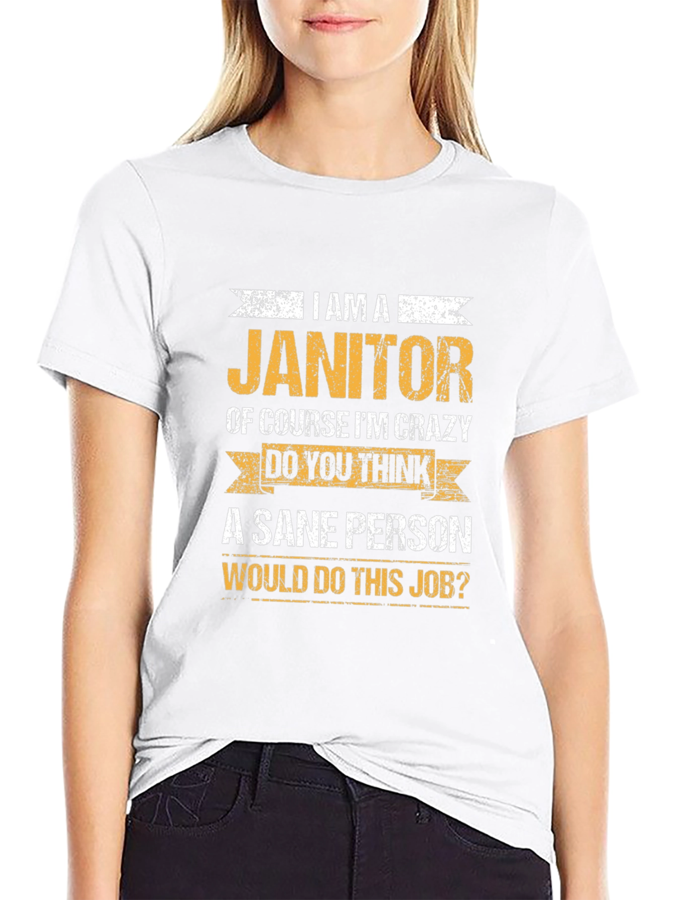 Janitor Crazy Job T-Shirt