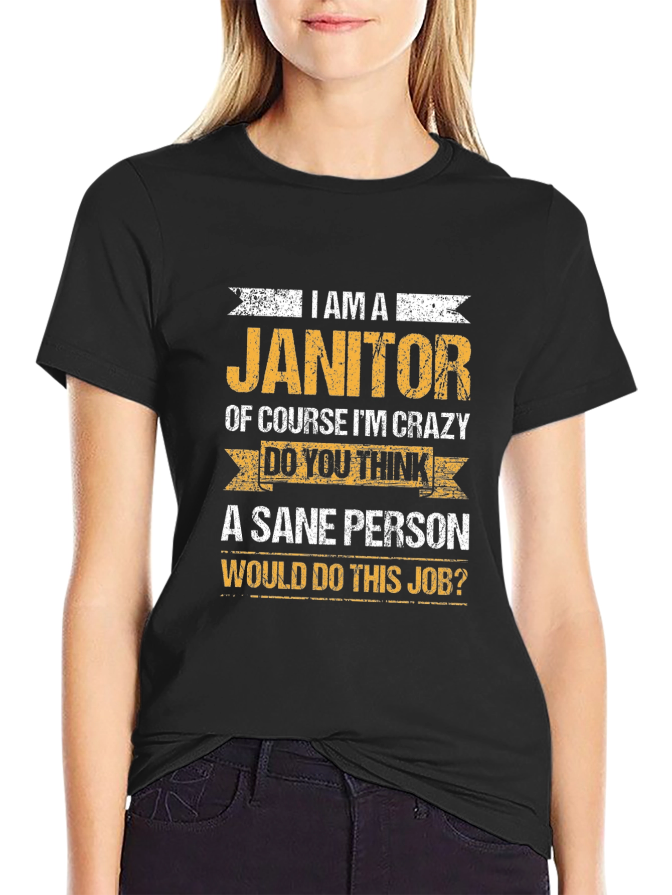 Janitor Crazy Job T-Shirt