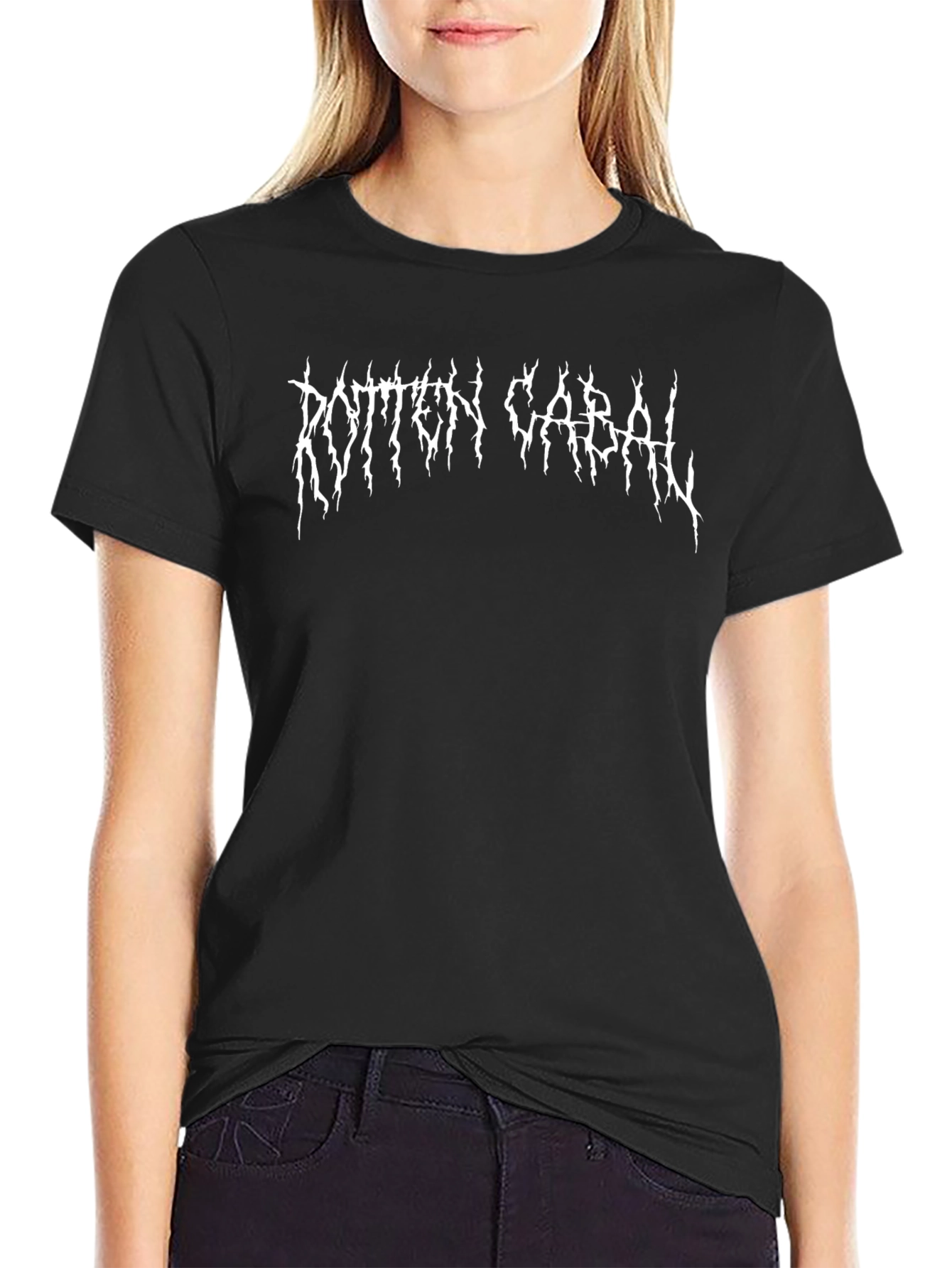 Rotten Cabal Graphic Tee - Black Cotton T-Shirt